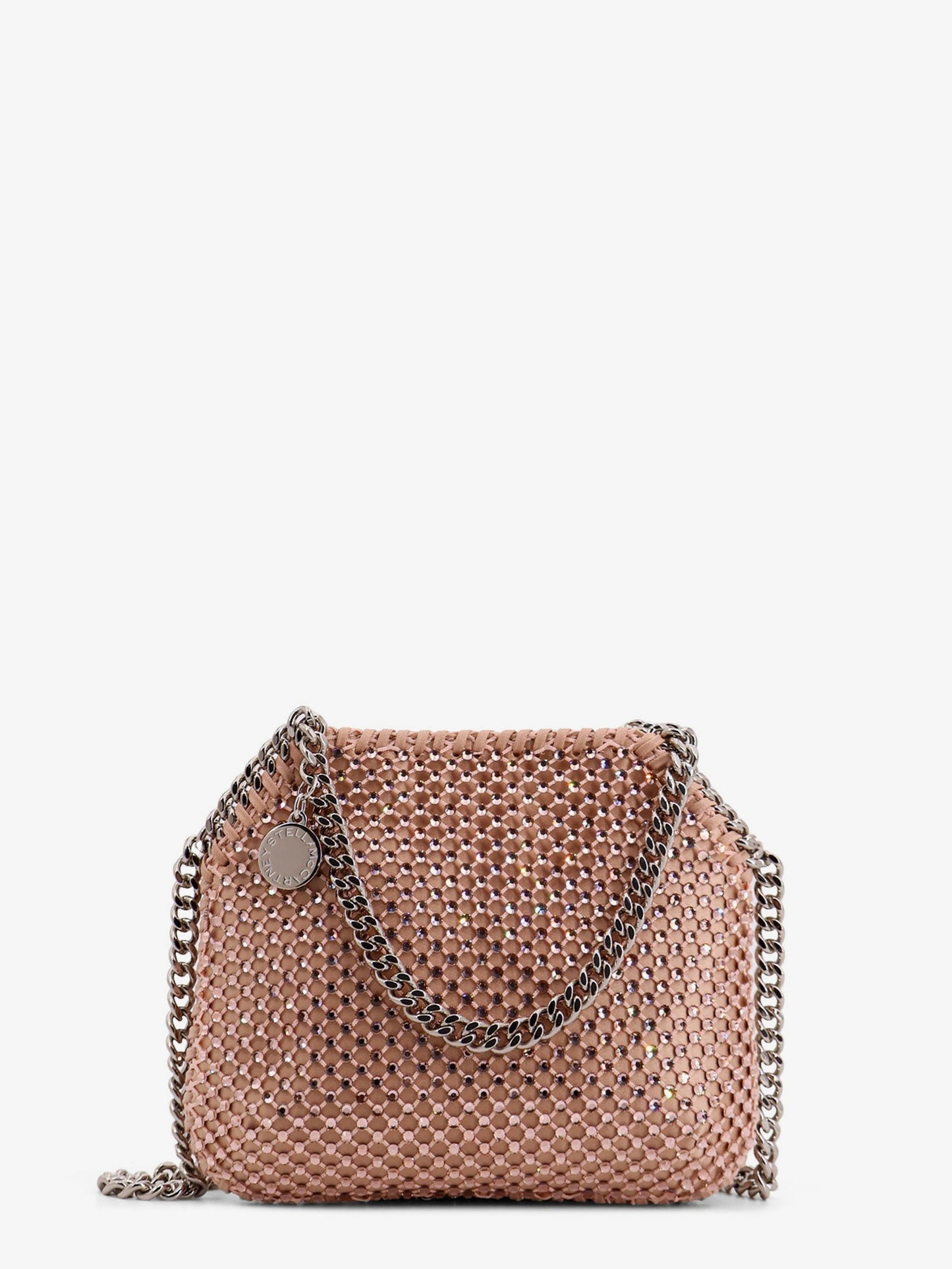 Stella Mccartney Women Falabella Mini Mesh And Crystal Crossbody Bag STELLA MCCARTNEY