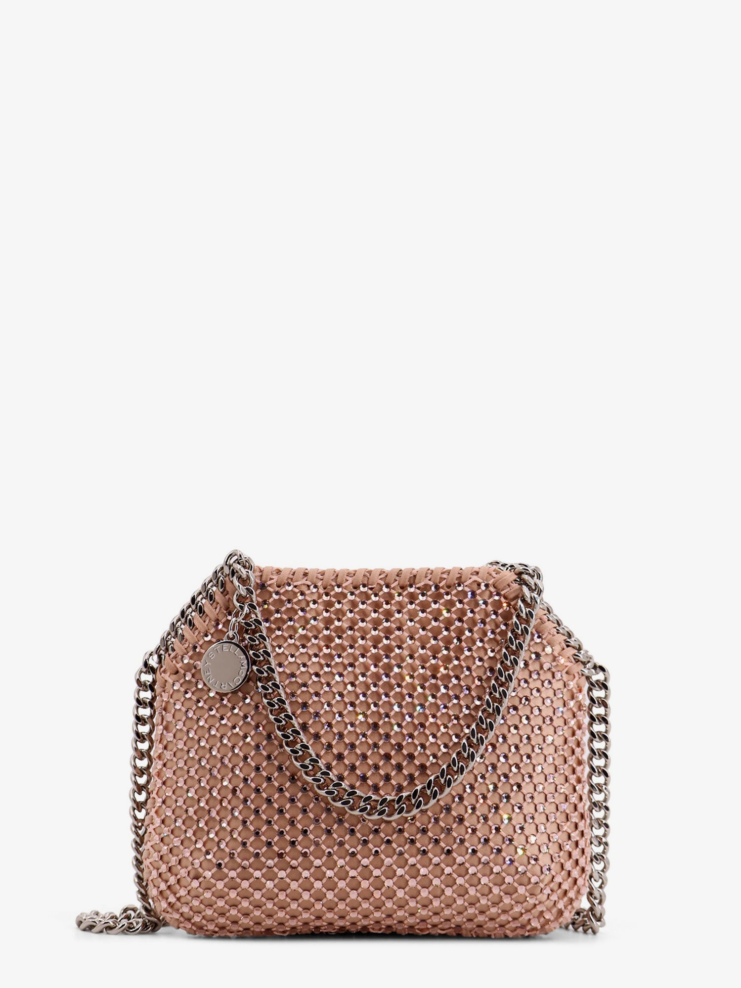 Stella Mccartney Women Falabella Mini Mesh And Crystal Crossbody Bag STELLA MCCARTNEY