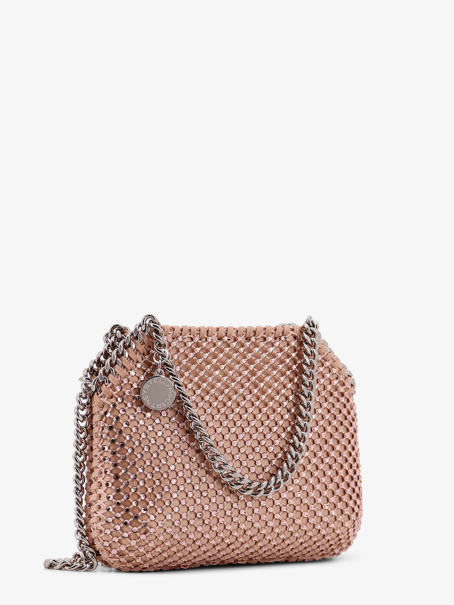 Stella Mccartney Women Falabella Mini Mesh And Crystal Crossbody Bag STELLA MCCARTNEY