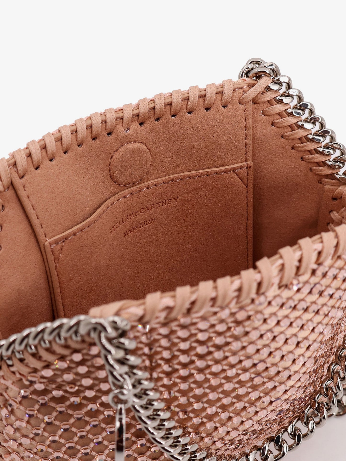 Stella Mccartney Women Falabella Mini Mesh And Crystal Crossbody Bag STELLA MCCARTNEY