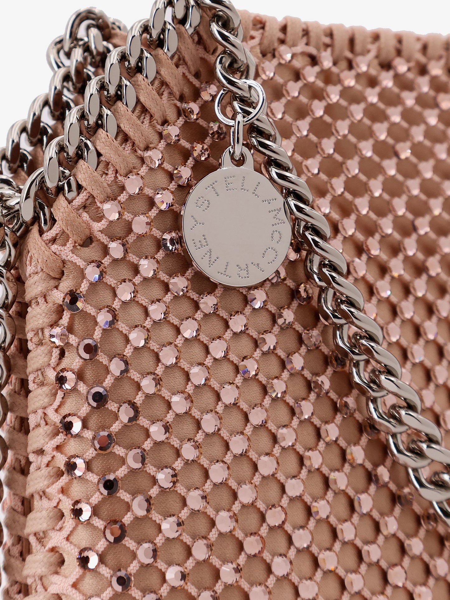 Stella Mccartney Women Falabella Mini Mesh And Crystal Crossbody Bag STELLA MCCARTNEY