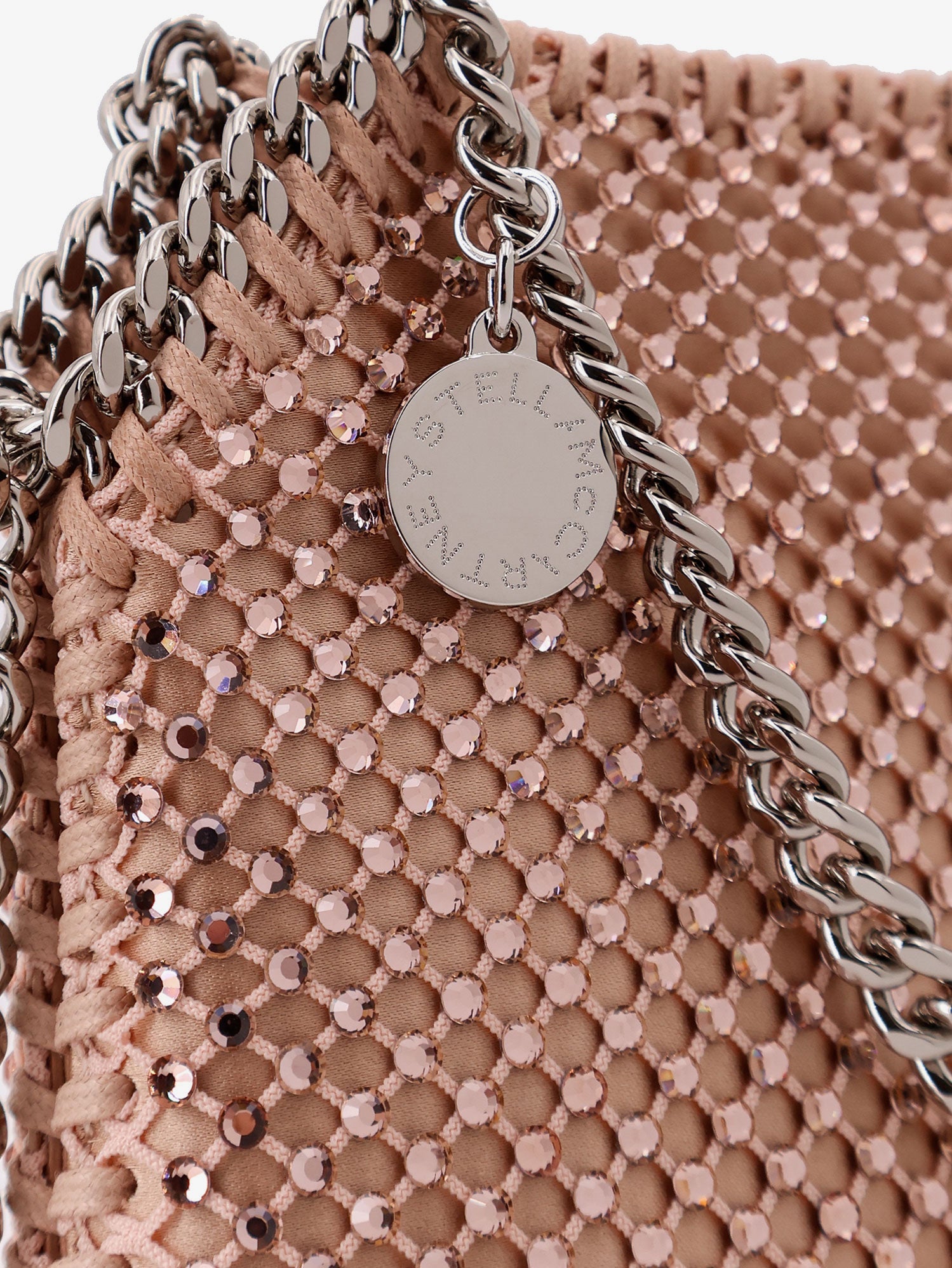 Stella Mccartney Women Falabella Mini Mesh And Crystal Crossbody Bag STELLA MCCARTNEY