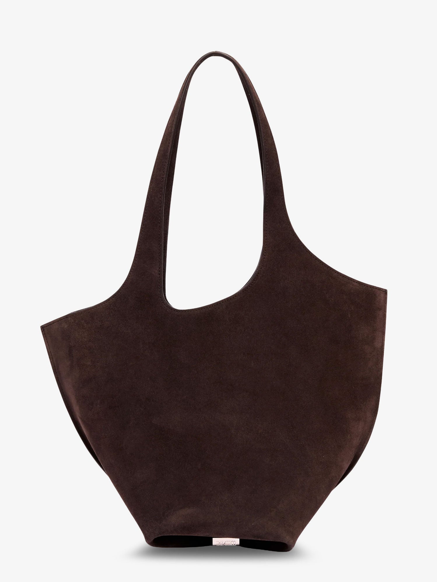 The Attico Women La Scoop Suede Shoulder Bag THE ATTICO