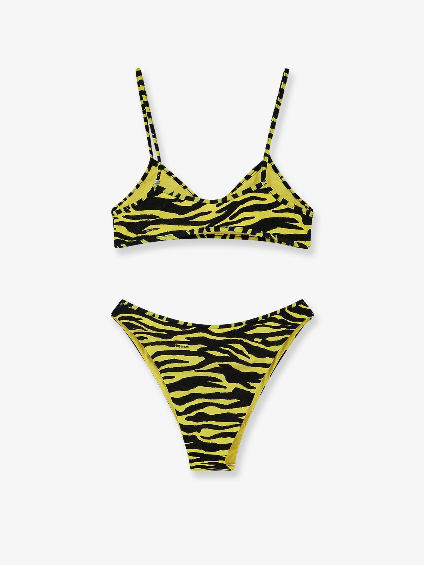 The Attico Women The Attico Il Primo Bagno Lycra Swimsuit With Zebra Print THE ATTICO