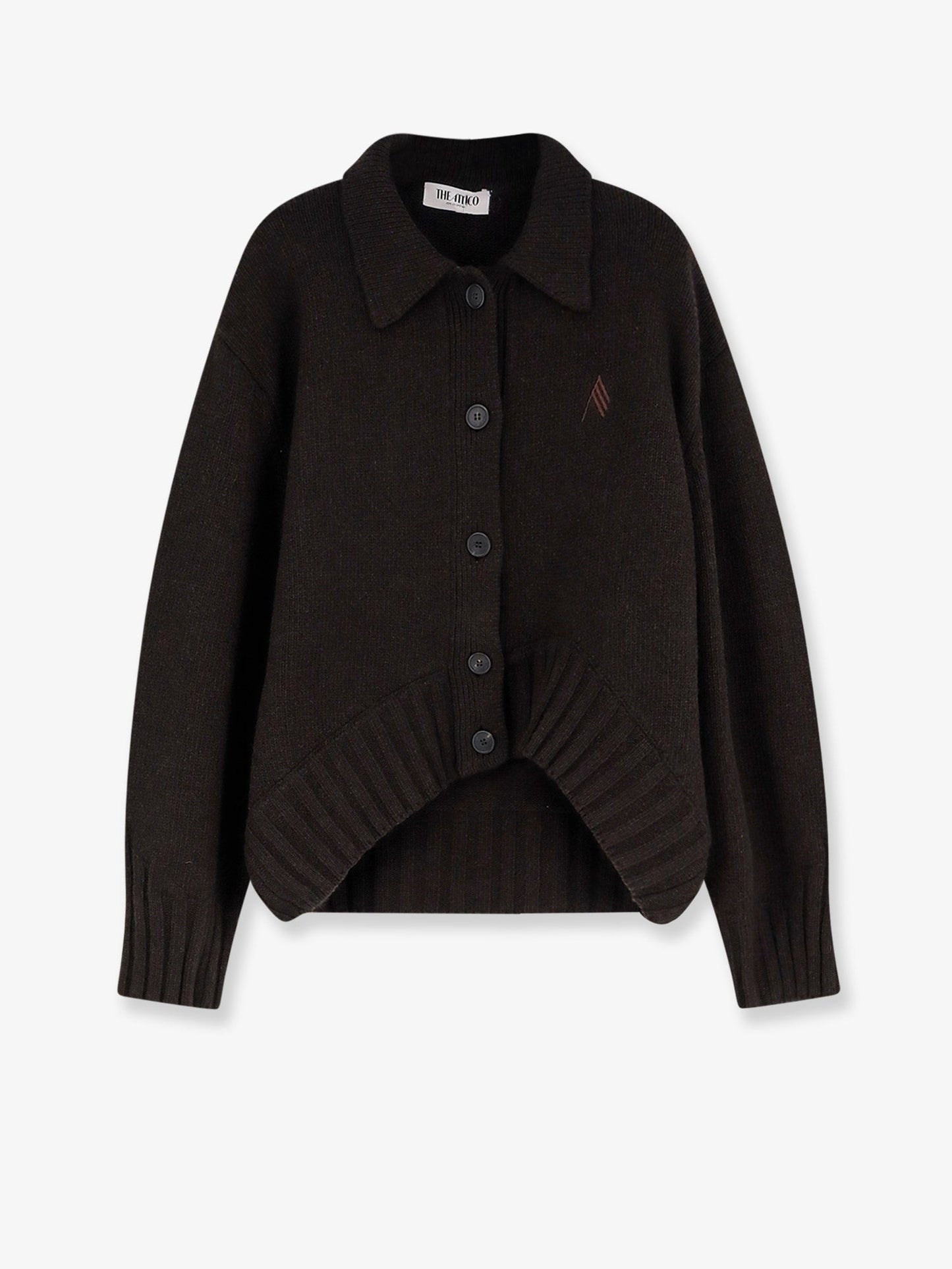 The Attico Women Virgin Wool And Cashmere Blend Cardigan THE ATTICO