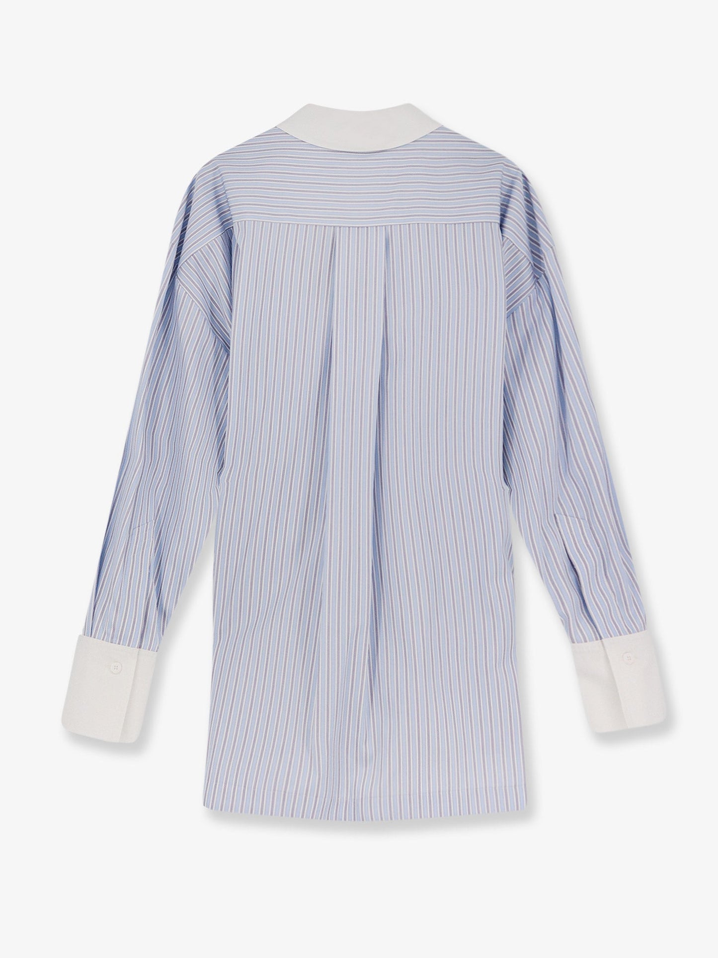 The Attico Women Oversize Striped Cotton Shirt THE ATTICO