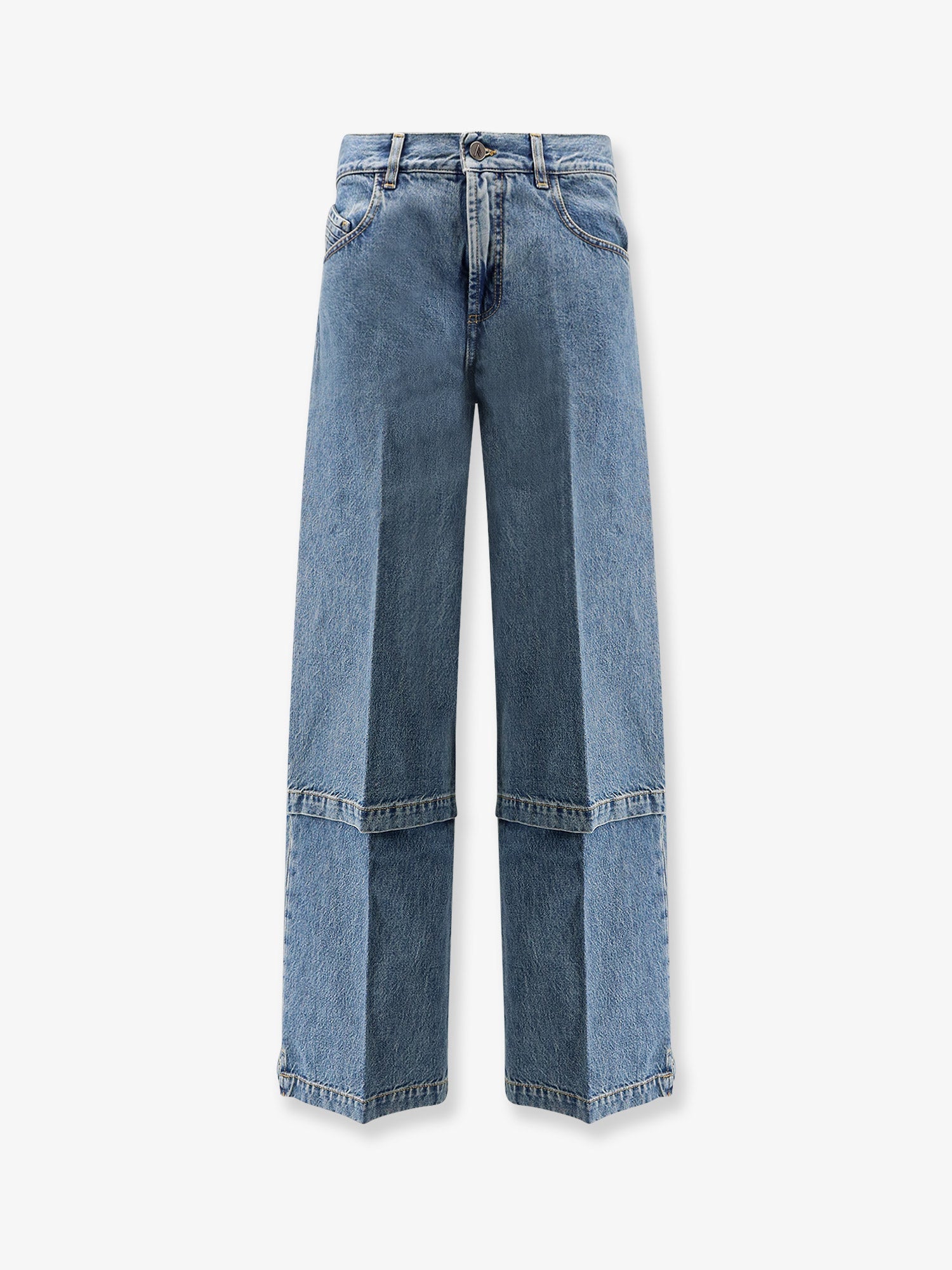The Attico Women Jeans With Logo Embroidery THE ATTICO
