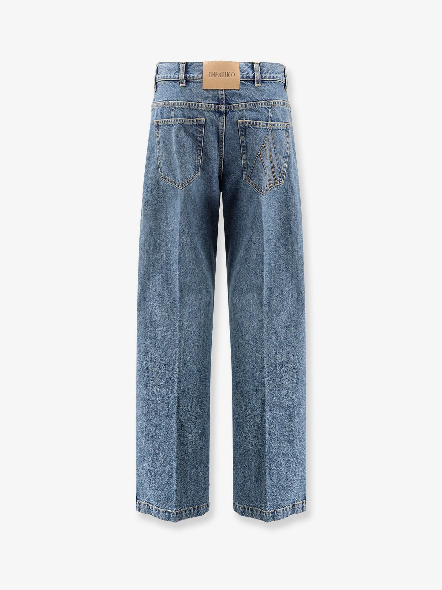 The Attico Women Jeans With Logo Embroidery THE ATTICO