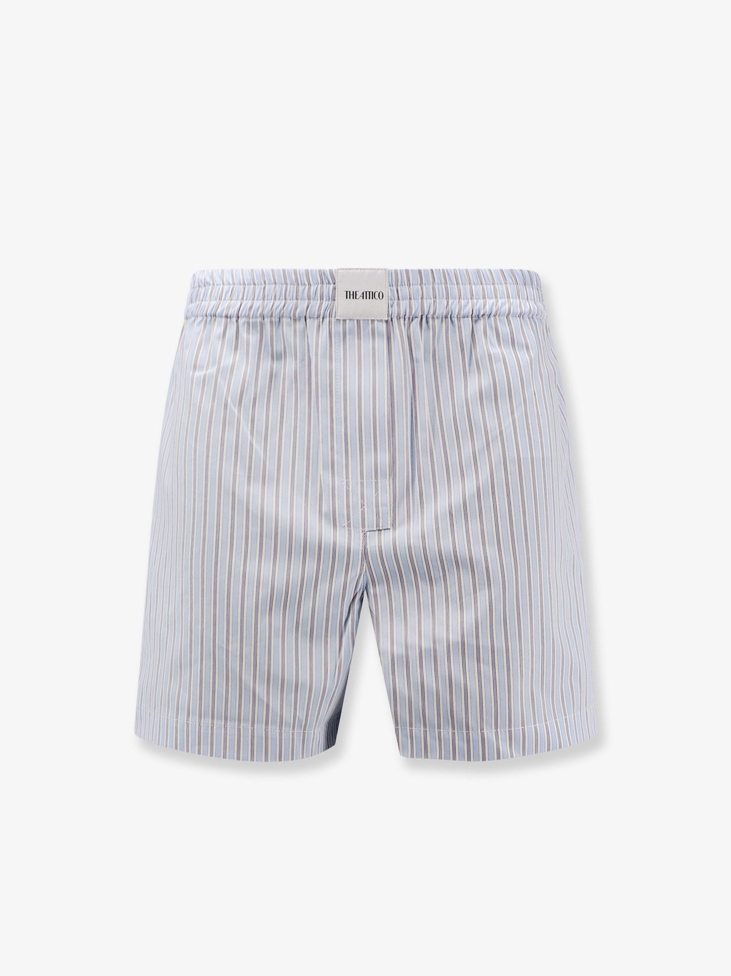 The Attico Women Striped Cotton Shorts THE ATTICO
