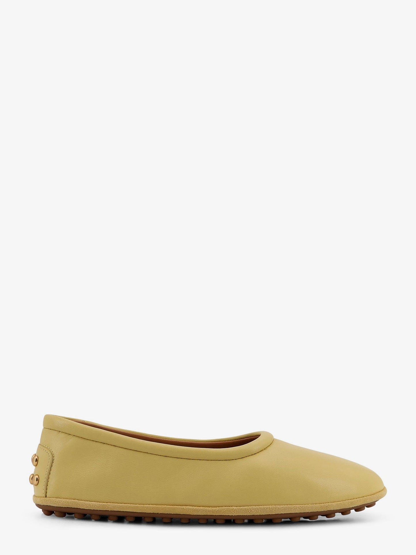 Tod's Women Leather Ballerina With Gomminos Detail On The Back TOD'S