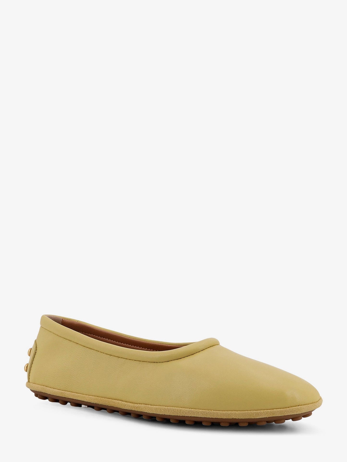 Tod's Women Leather Ballerina With Gomminos Detail On The Back TOD'S