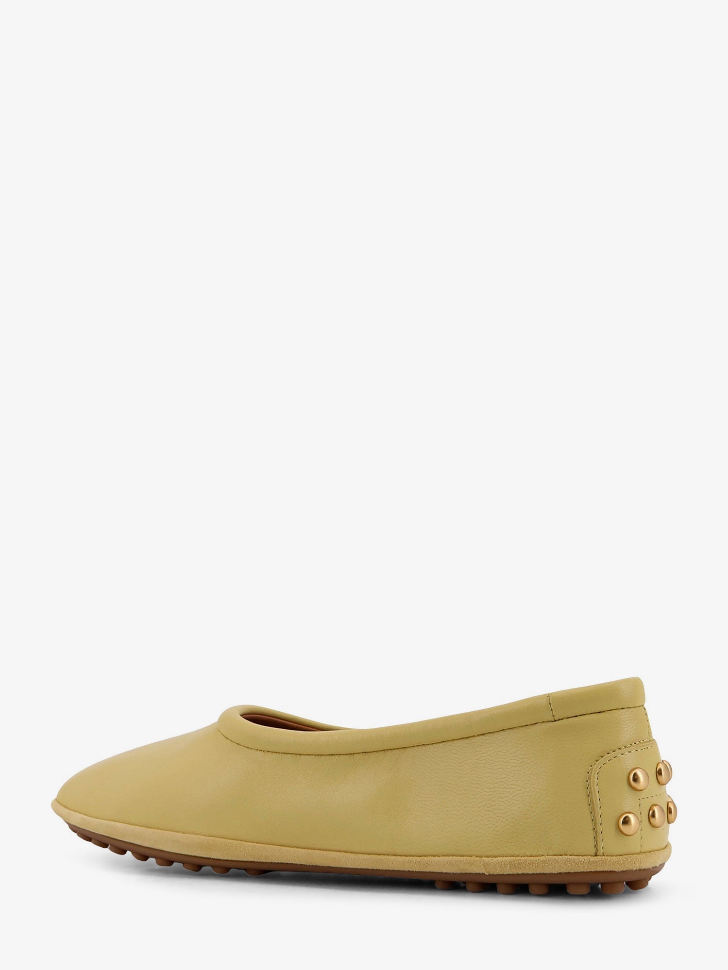 Tod's Women Leather Ballerina With Gomminos Detail On The Back TOD'S