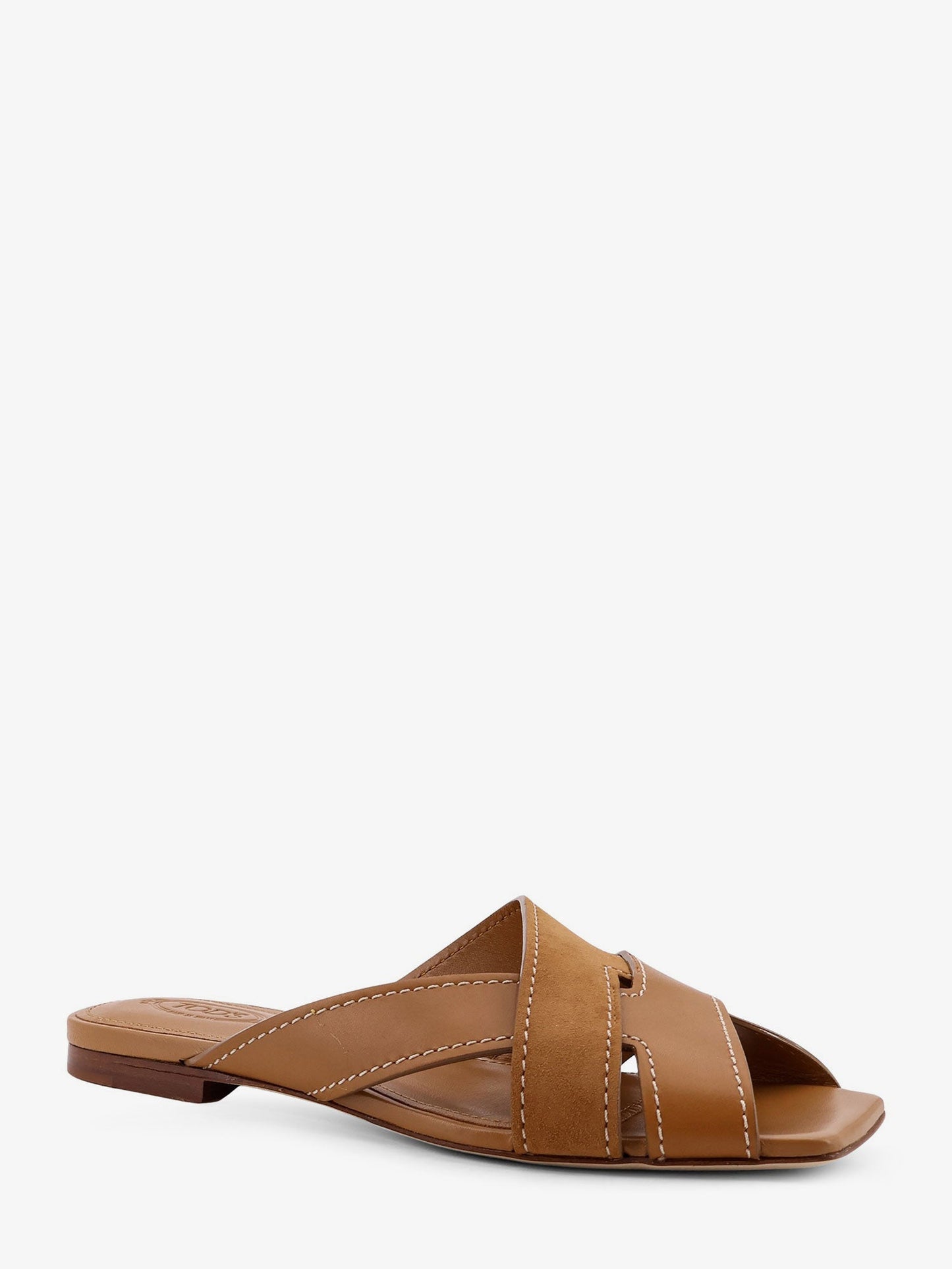 Tod's Women Leather Sandals With Suede Detail TOD'S