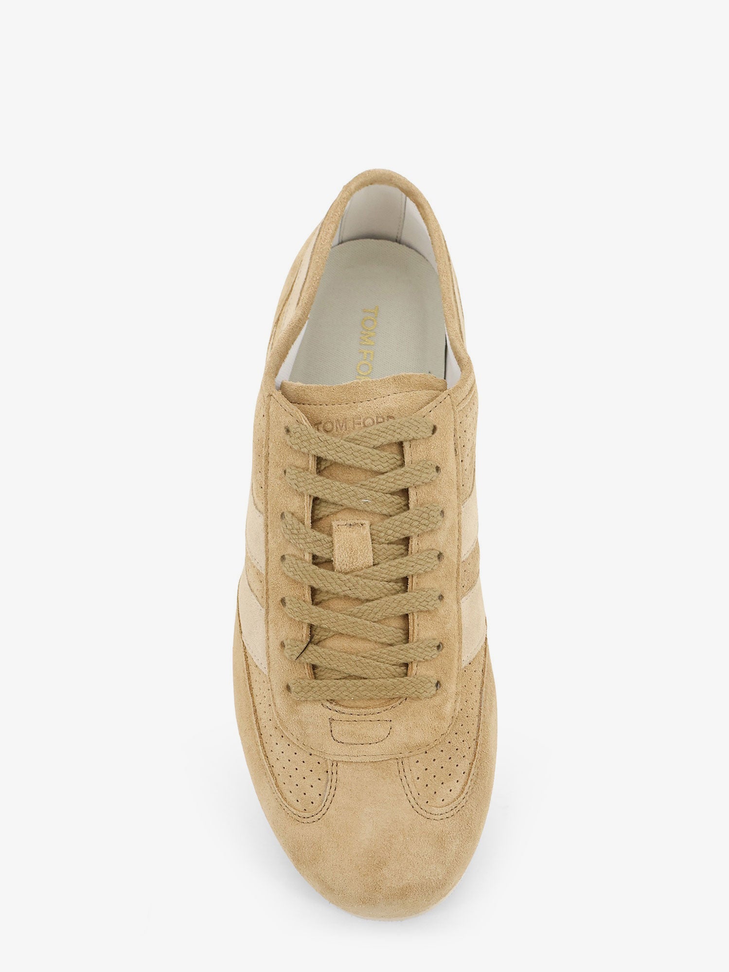 Tom Ford Men Brook Suede Sneakers With Engraved Logo On The Side TOM FORD