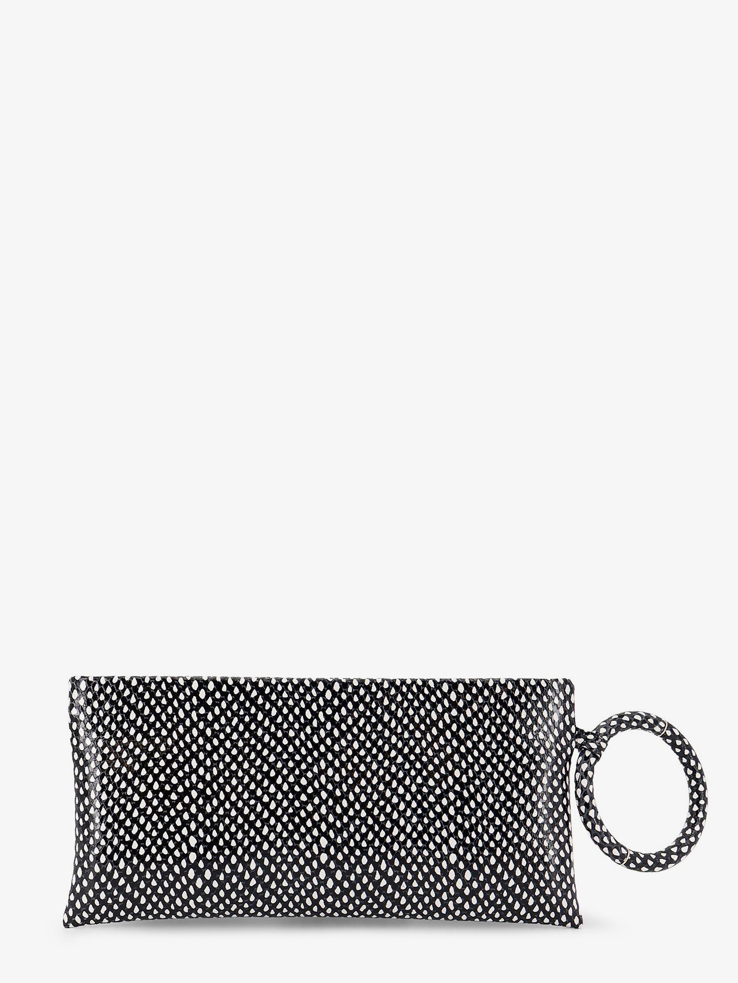 Tom Ford Women Aura Leather Clutch Bag With Snake Motif TOM FORD