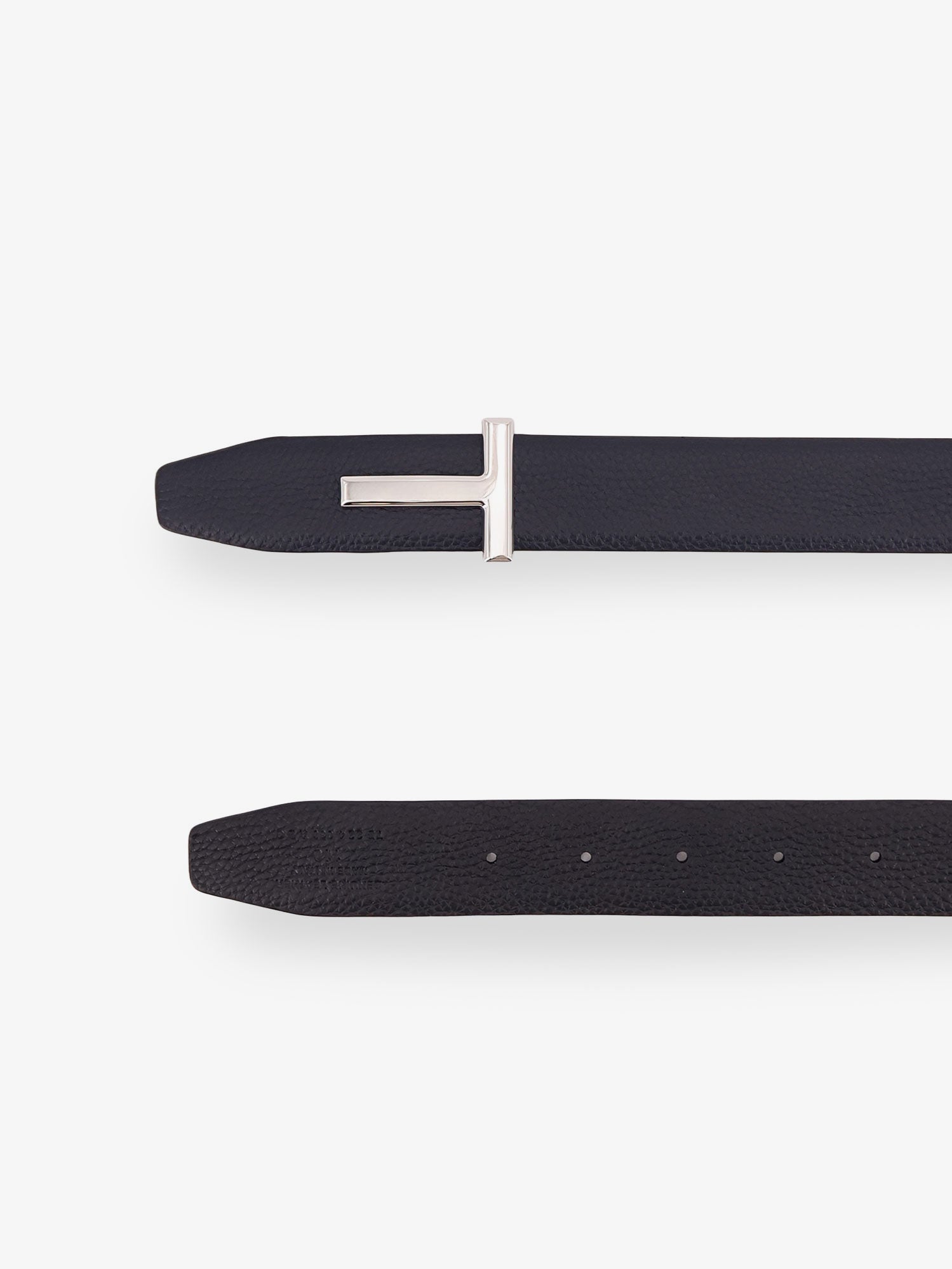 Tom Ford Men Hammered Leather Belt TOM FORD