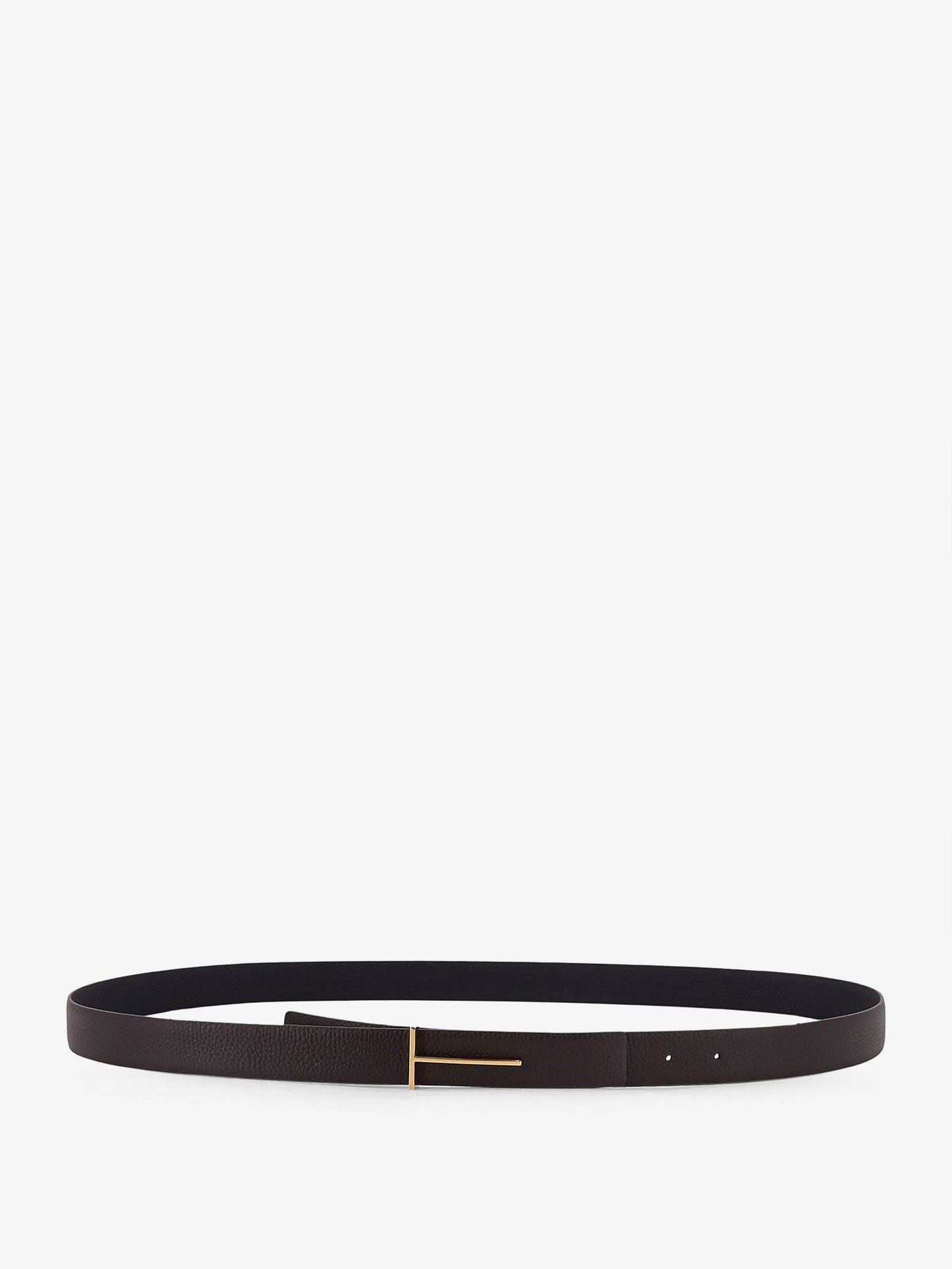 Tom Ford Men Hammered Leather Belt TOM FORD