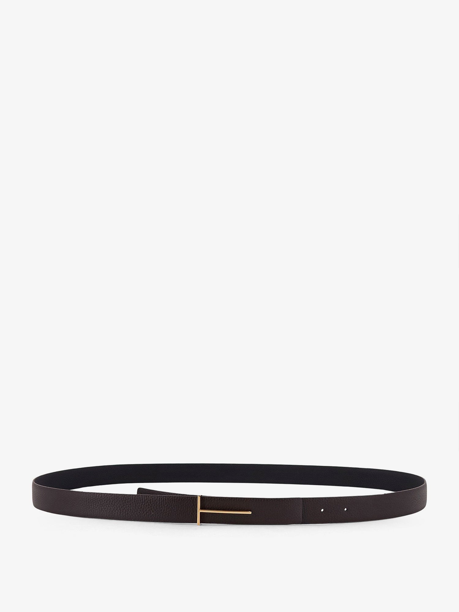 Tom Ford Men Hammered Leather Belt TOM FORD