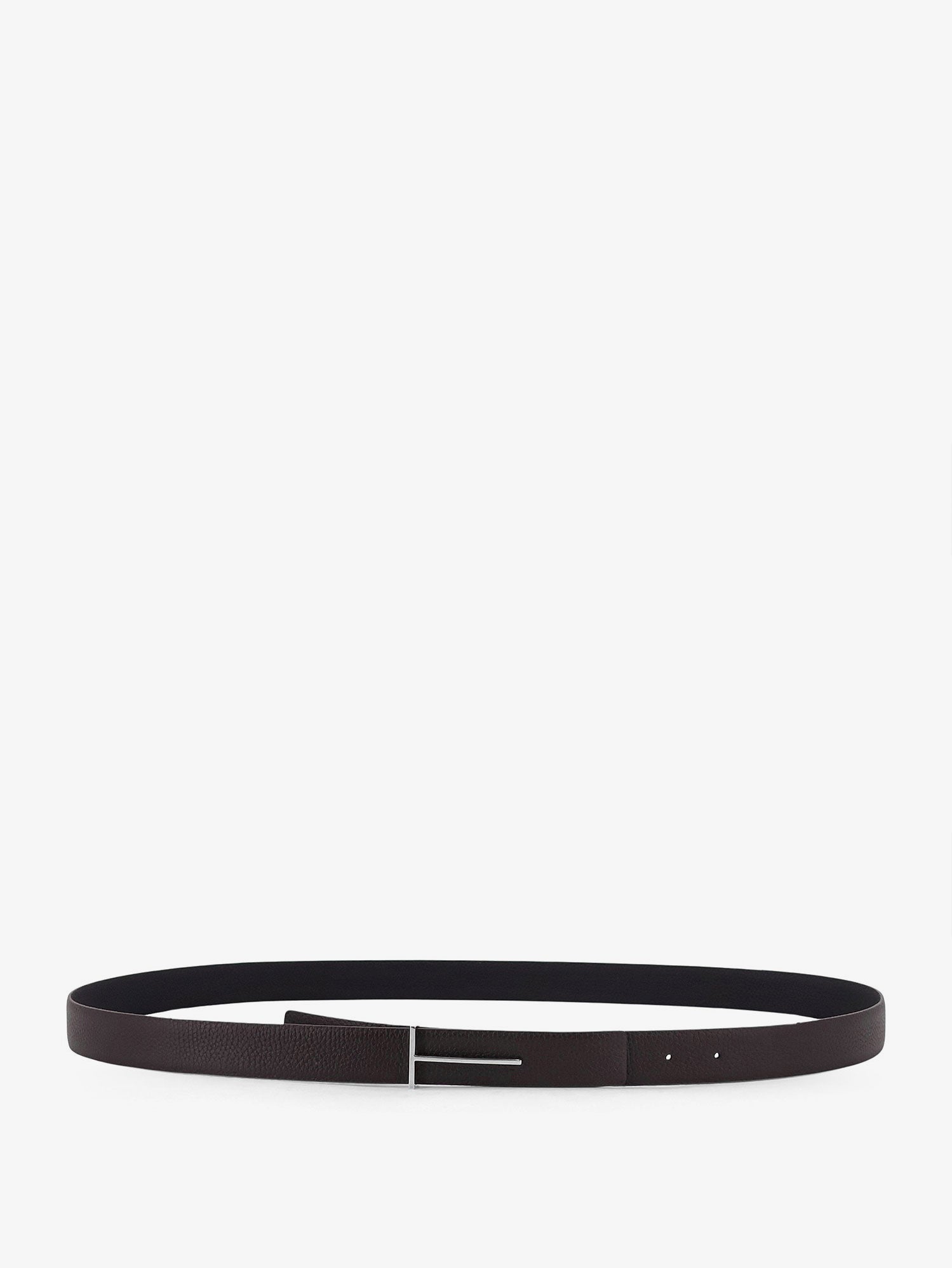 Tom Ford Men Hammered Leather Belt TOM FORD