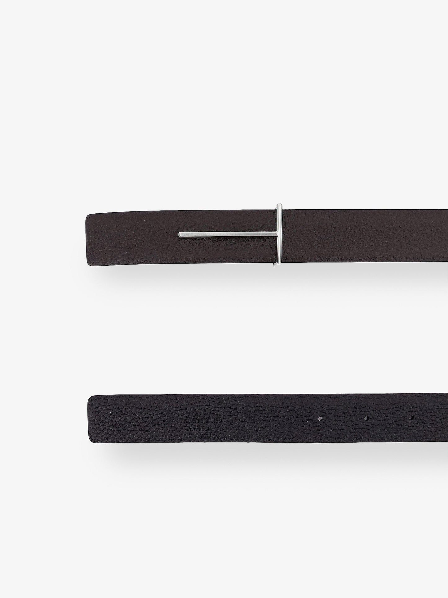 Tom Ford Men Hammered Leather Belt TOM FORD