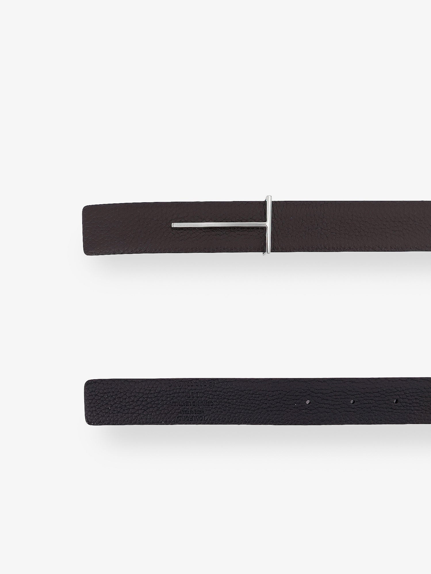 Tom Ford Men Hammered Leather Belt TOM FORD