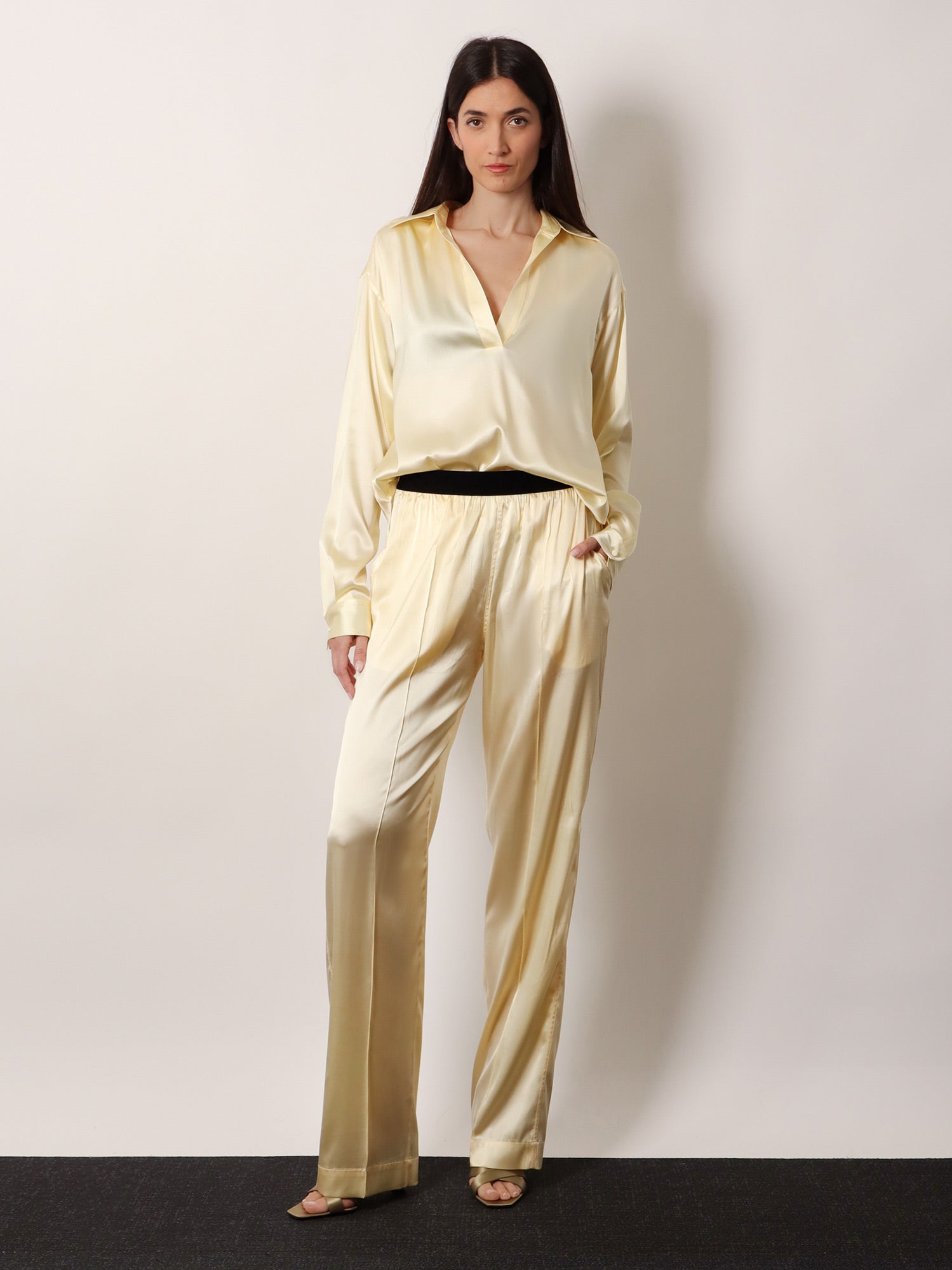 Tom Ford Women Stretch Satin Shirt TOM FORD