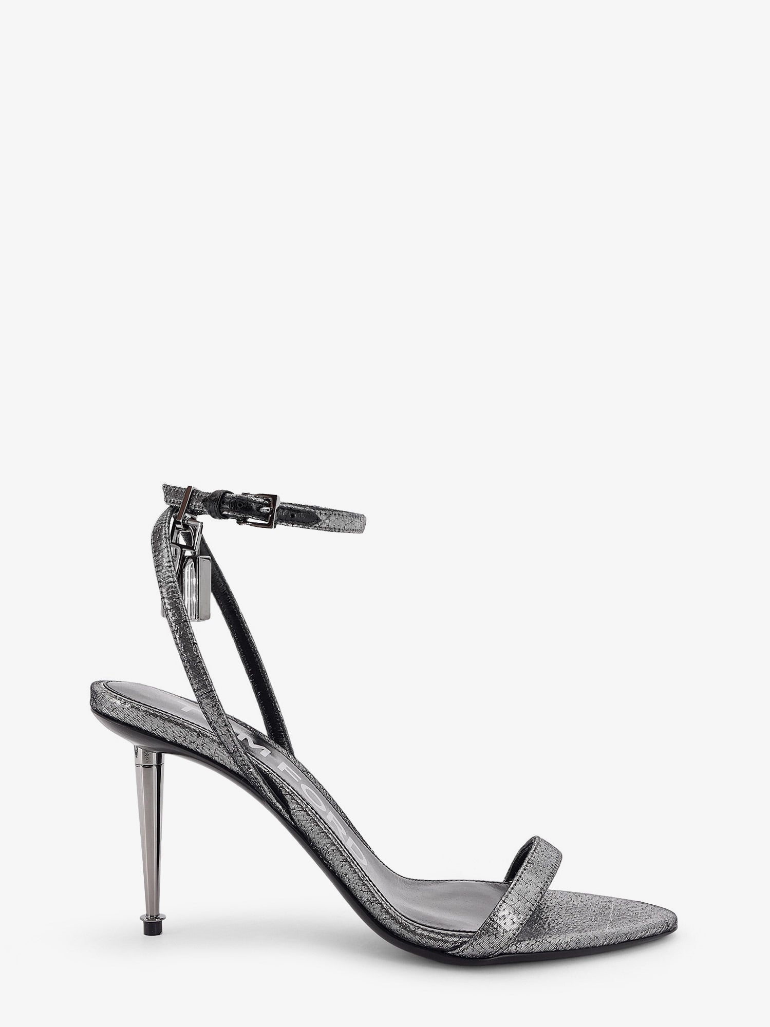 Tom Ford Women Laminated Heeled Sandals With Laminated Effect TOM FORD