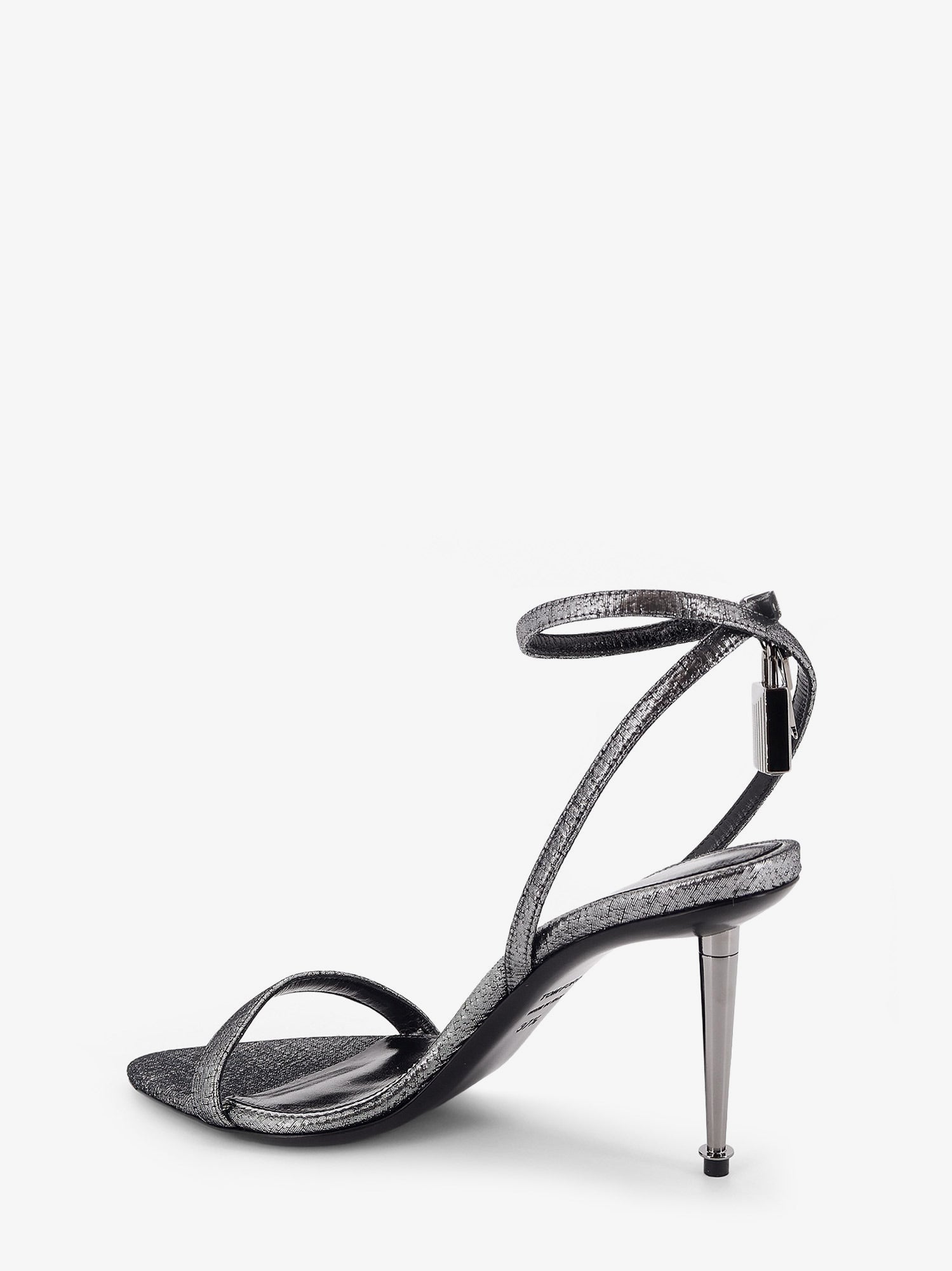 Tom Ford Women Laminated Heeled Sandals With Laminated Effect TOM FORD