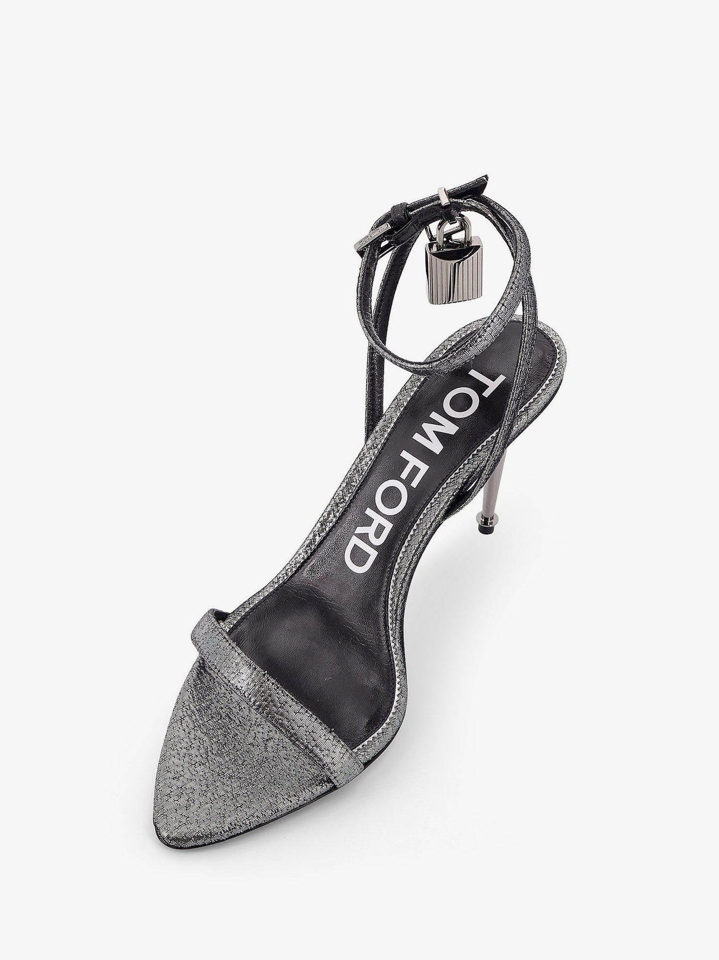Tom Ford Women Laminated Heeled Sandals With Laminated Effect TOM FORD