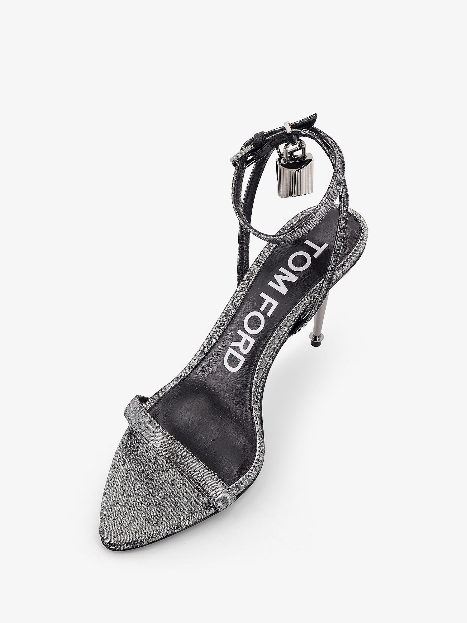 Tom Ford Women Laminated Heeled Sandals With Laminated Effect TOM FORD