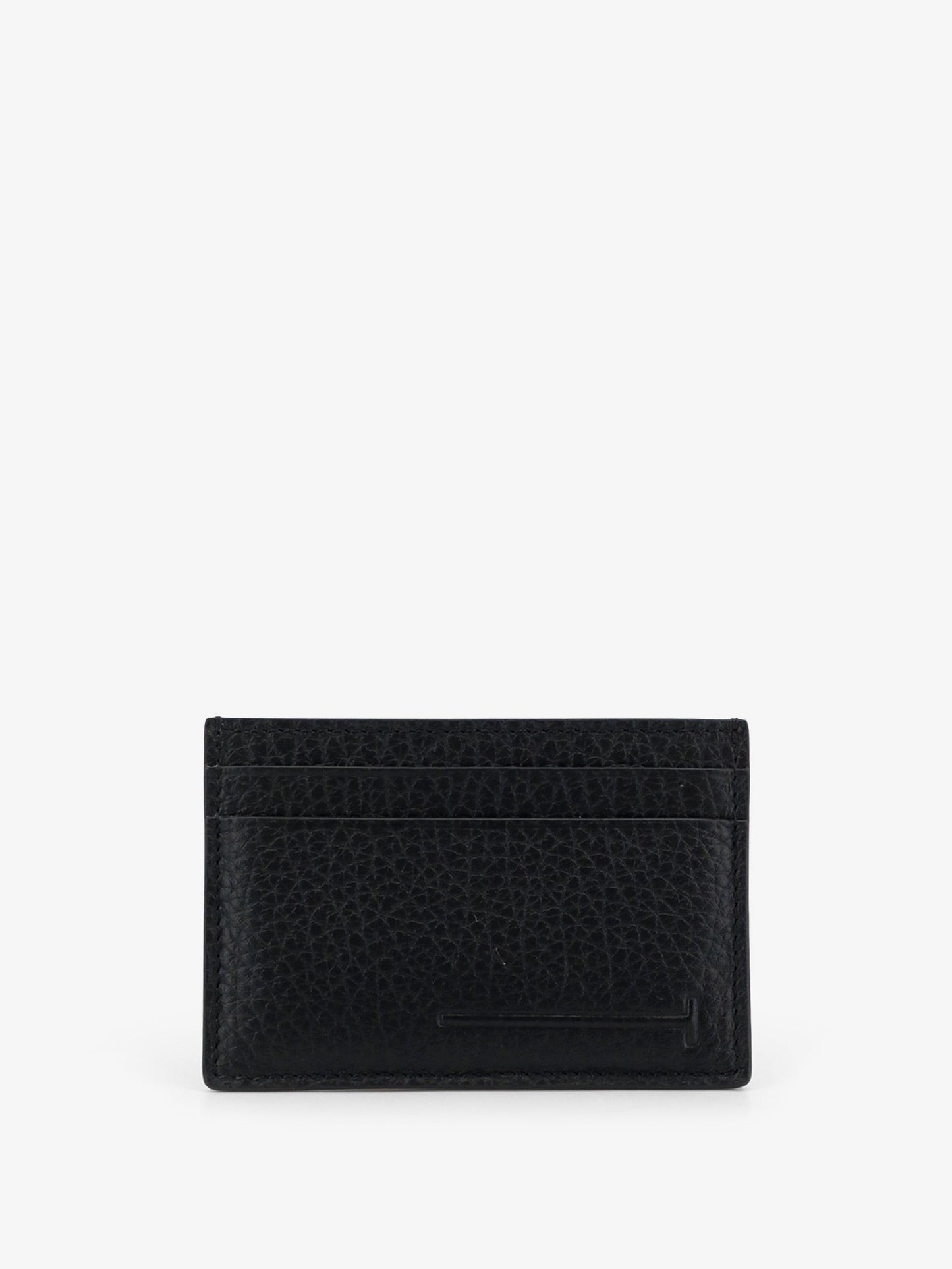 Tom Ford Men Leather Card Holder With Embossed Logo TOM FORD