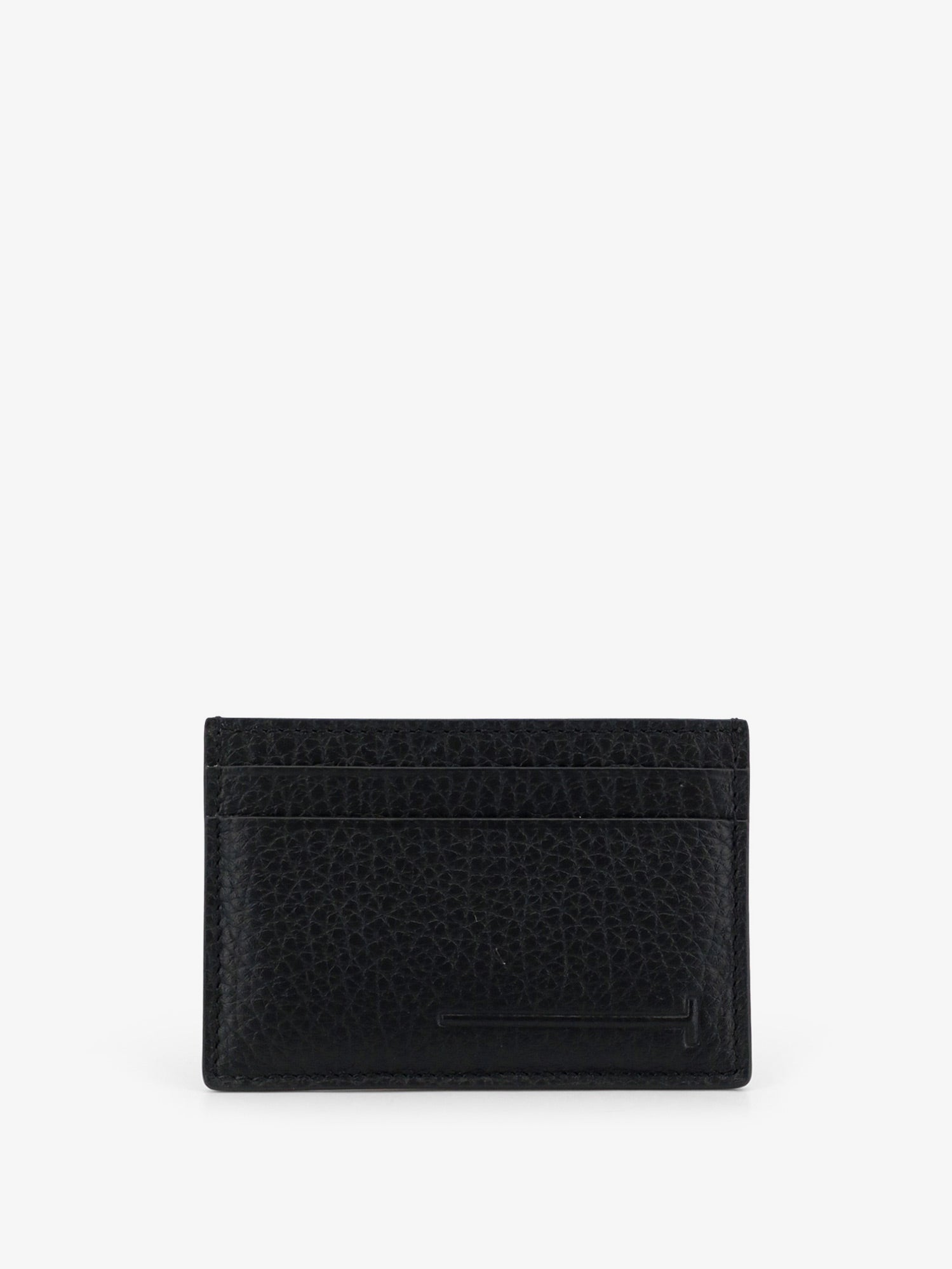 Tom Ford Men Leather Card Holder With Embossed Logo TOM FORD