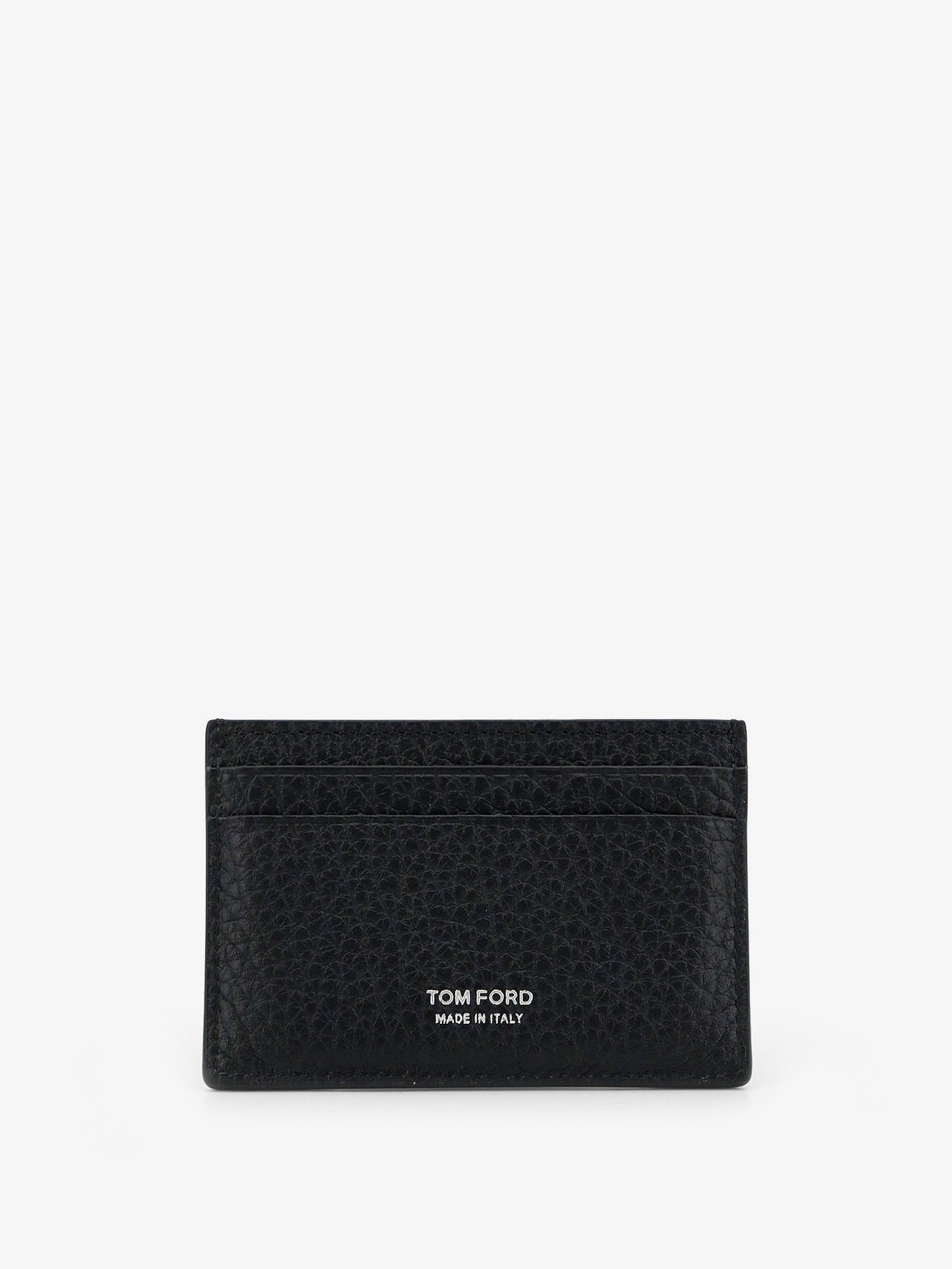 Tom Ford Men Leather Card Holder With Embossed Logo TOM FORD