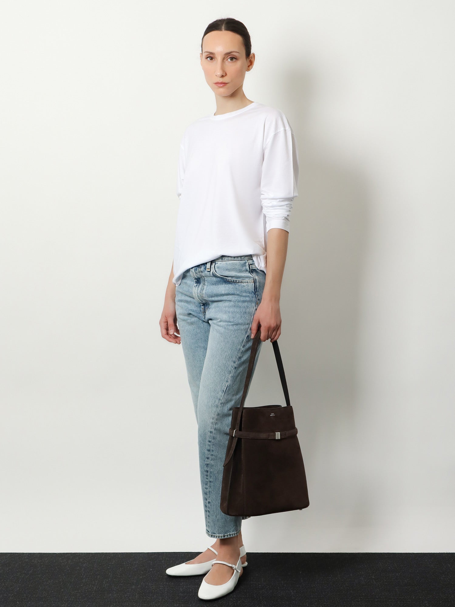 Toteme Women Twisted Seam Organic Cotton Jeans TOTEME