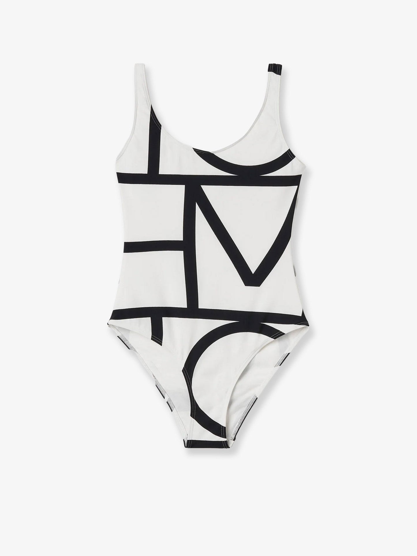 Toteme Women One-Piece Swimsuit With Monogram Print TOTEME