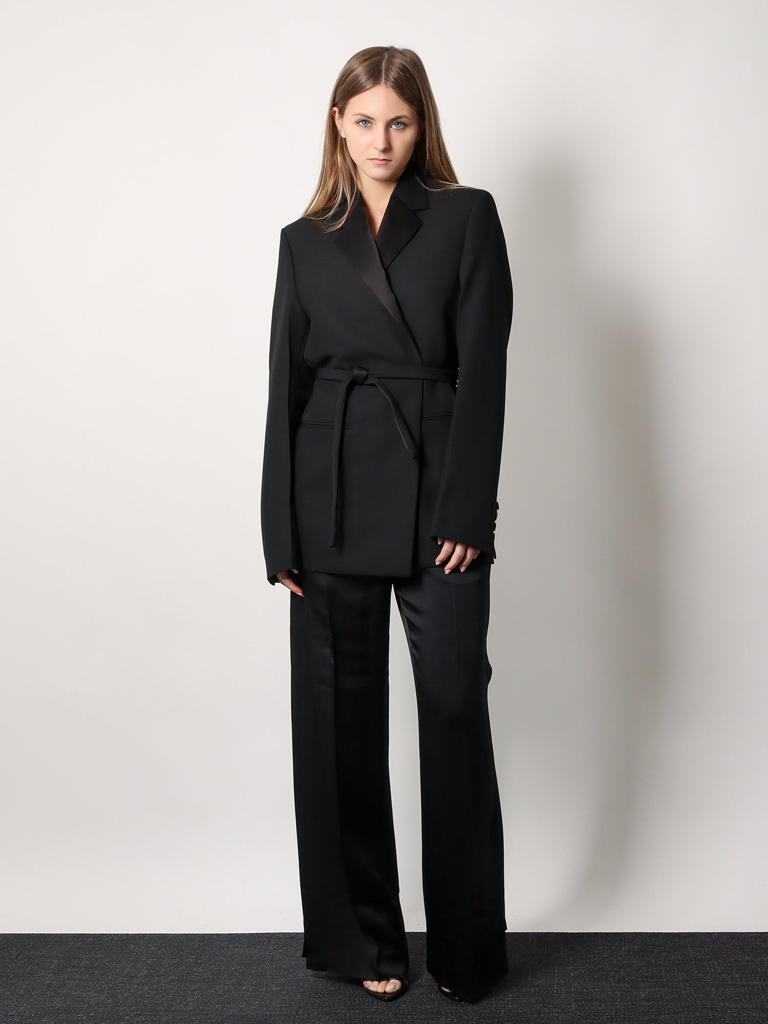 Toteme Women Viscose Blend Trouser With Slits TOTEME