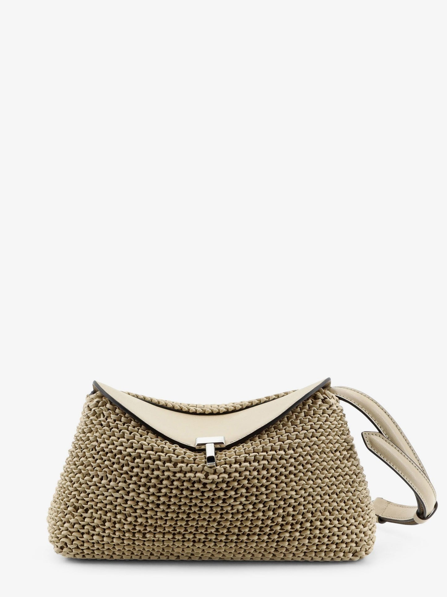 Toteme Women T-Lock Woven Leather Clutch TOTEME