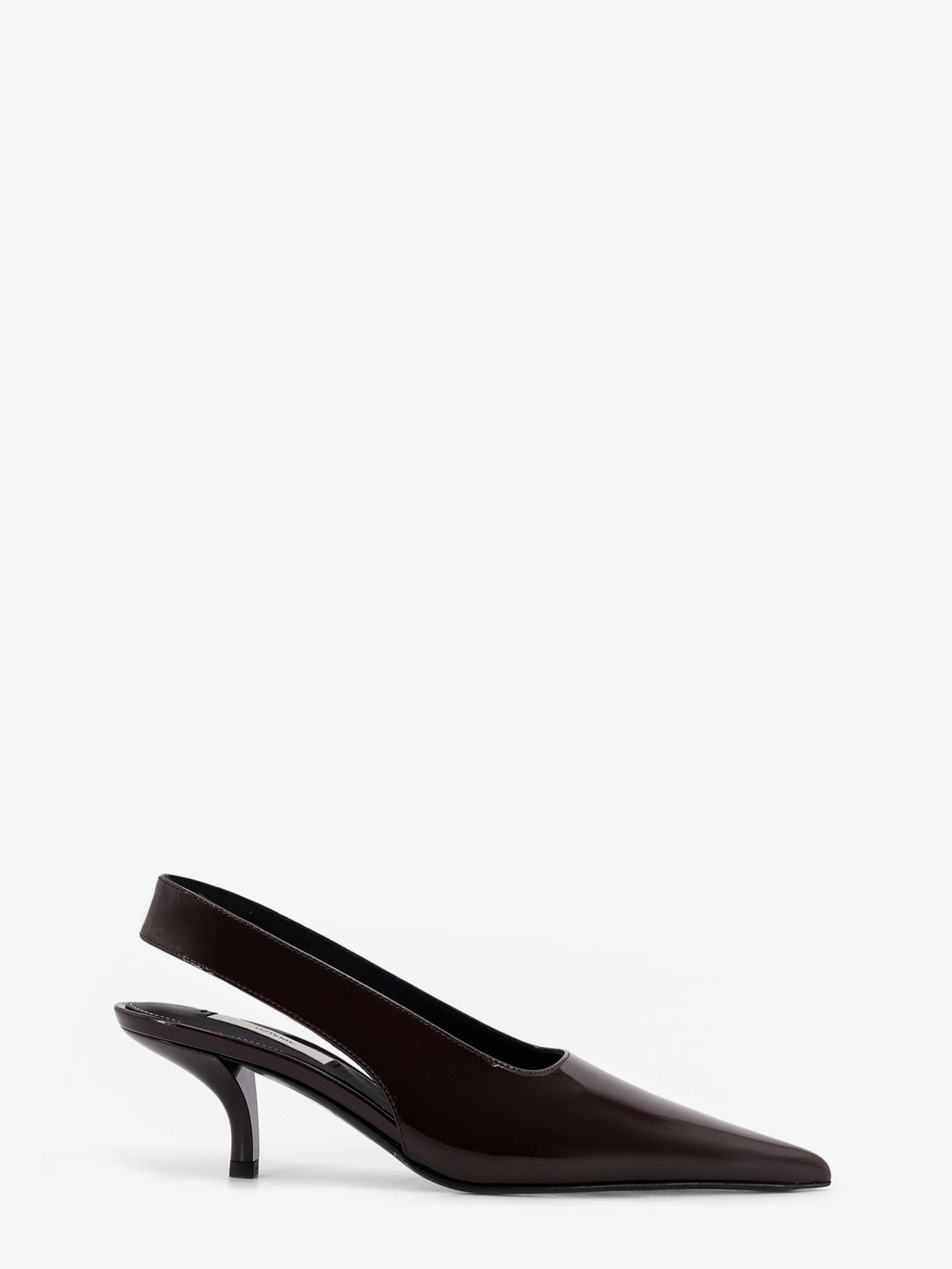 Toteme Women Patent Leather Slingback Pumps TOTEME