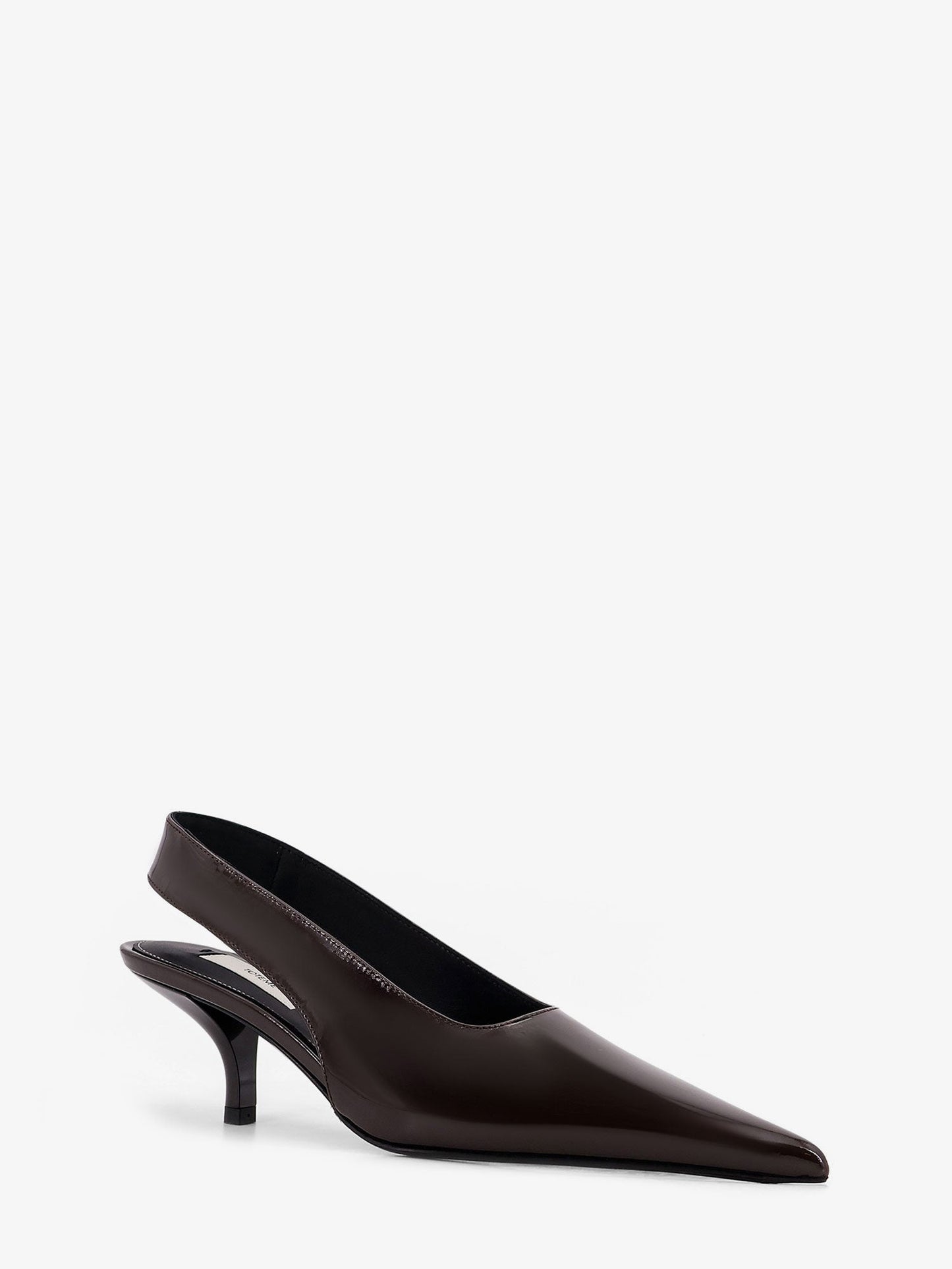 Toteme Women Patent Leather Slingback Pumps TOTEME