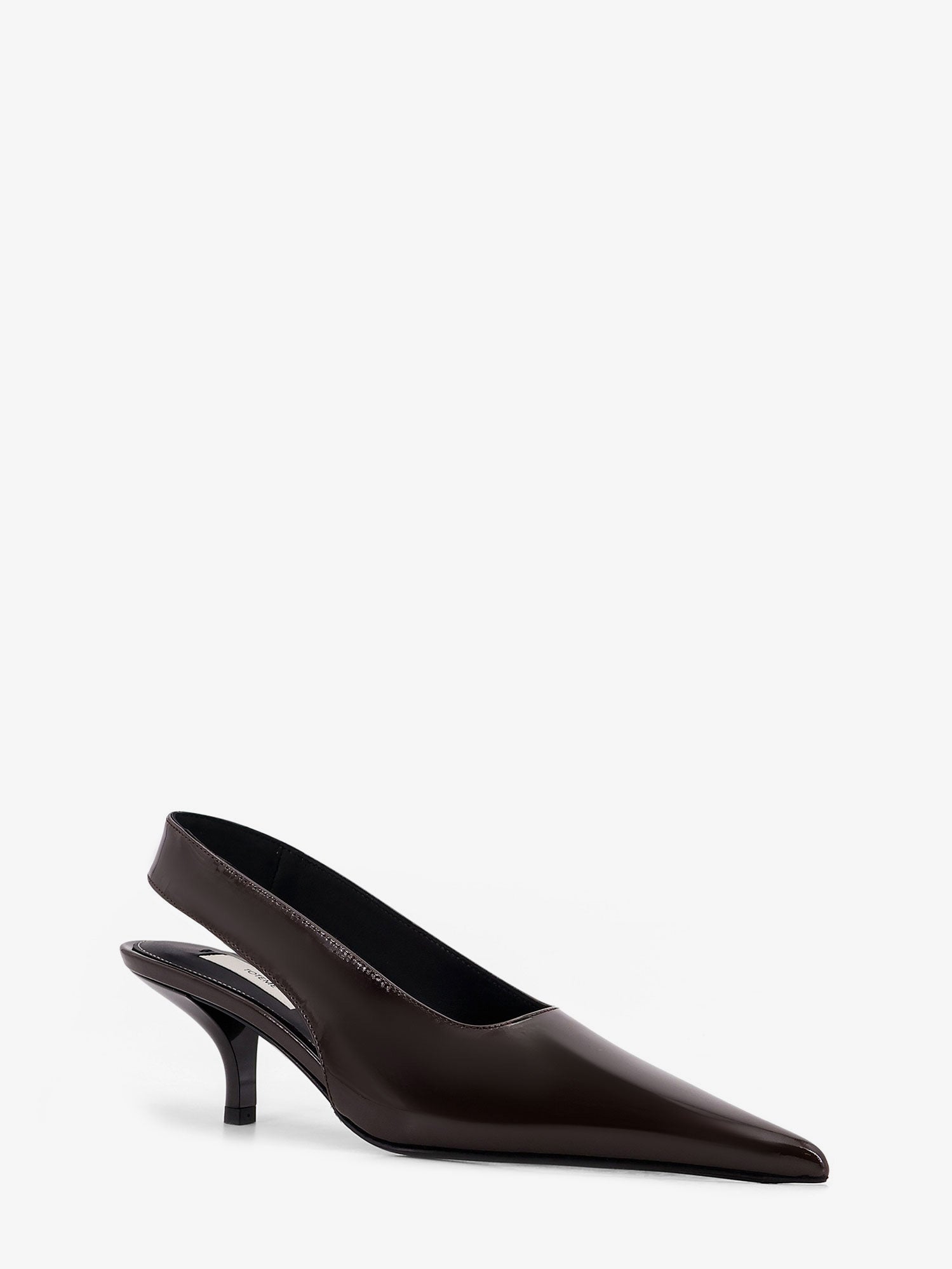 Toteme Women Patent Leather Slingback Pumps TOTEME