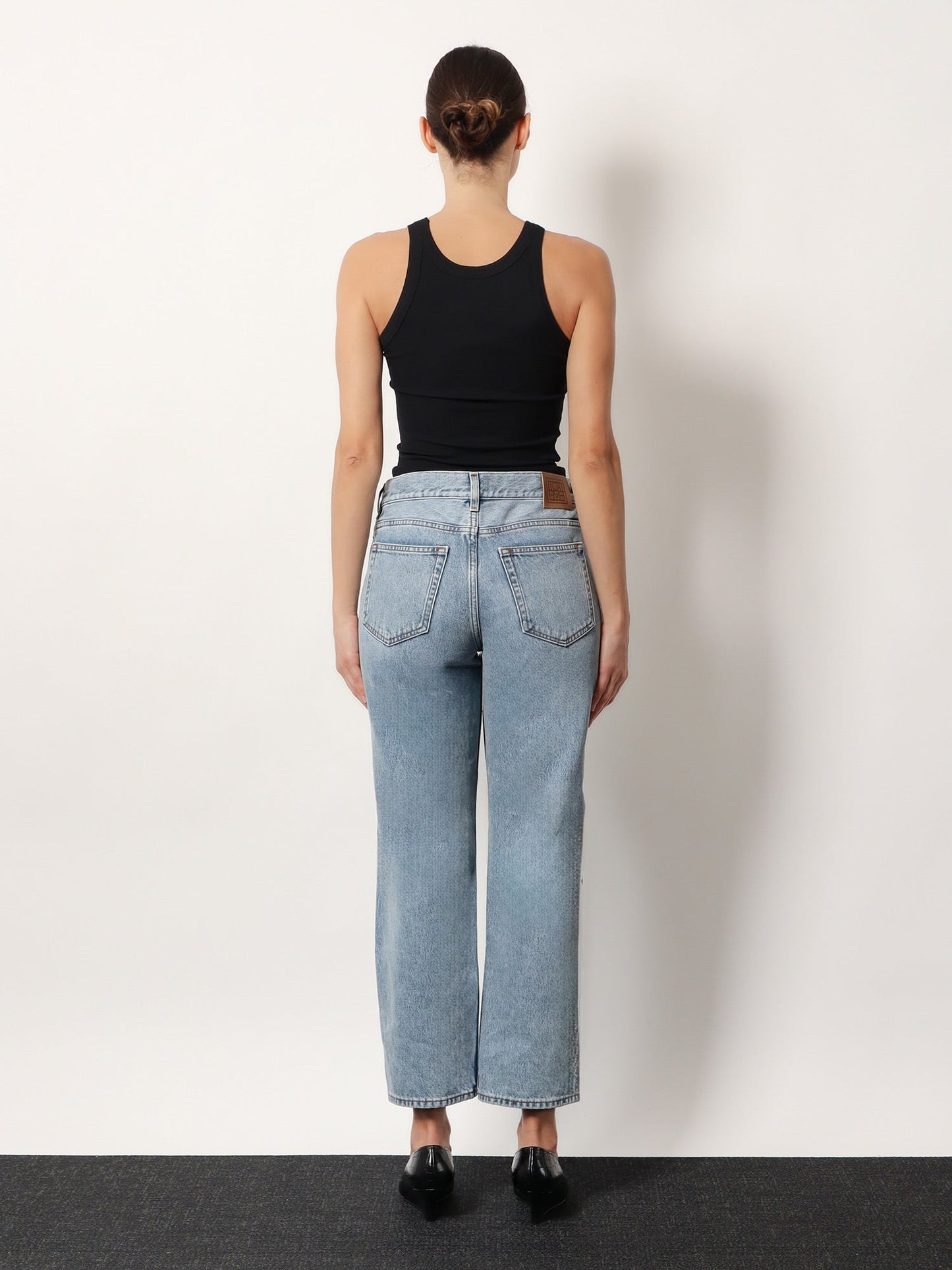 Toteme Women Low Straight Organic Cotton Jeans TOTEME