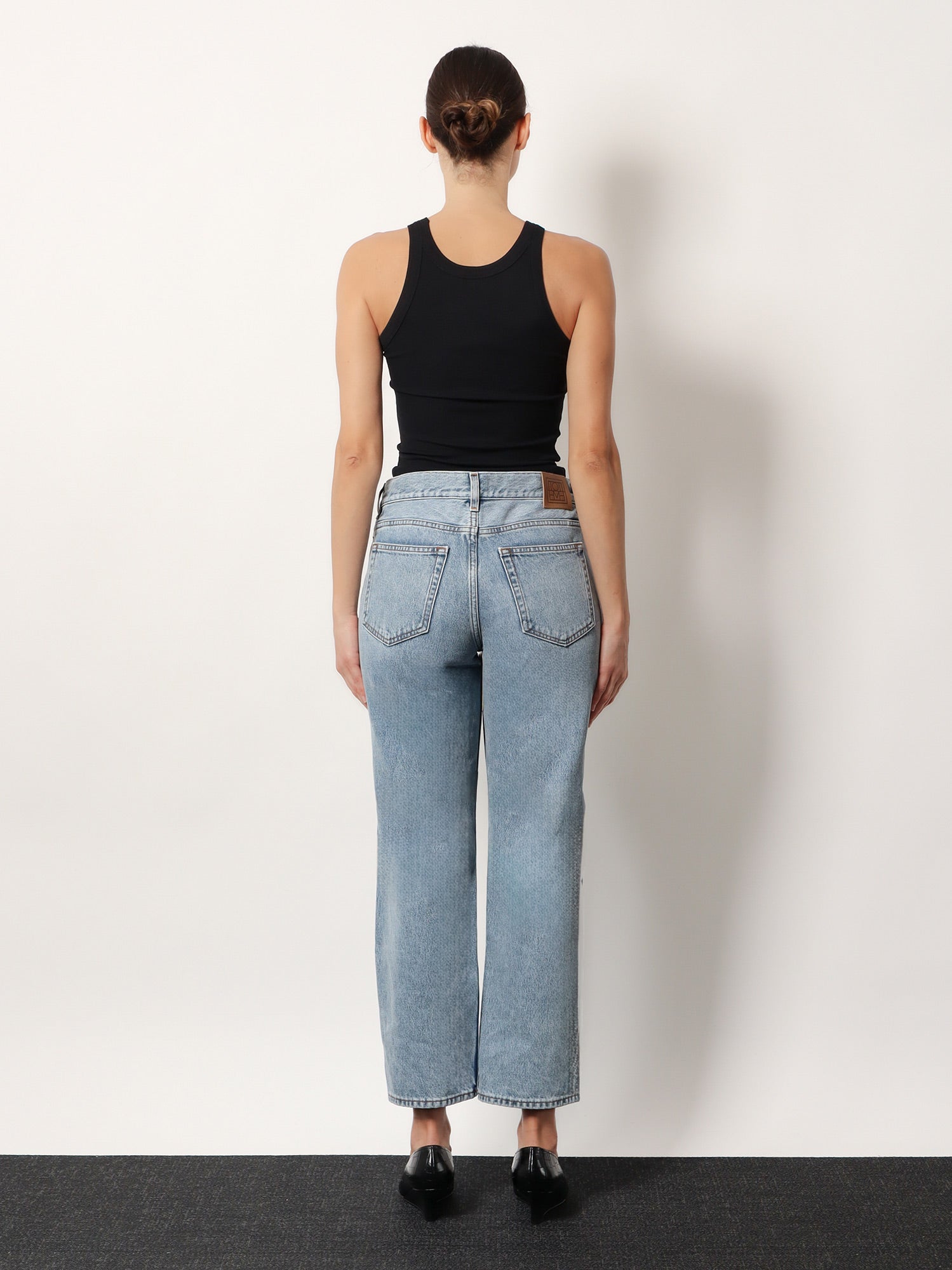 Toteme Women Low Straight Organic Cotton Jeans TOTEME