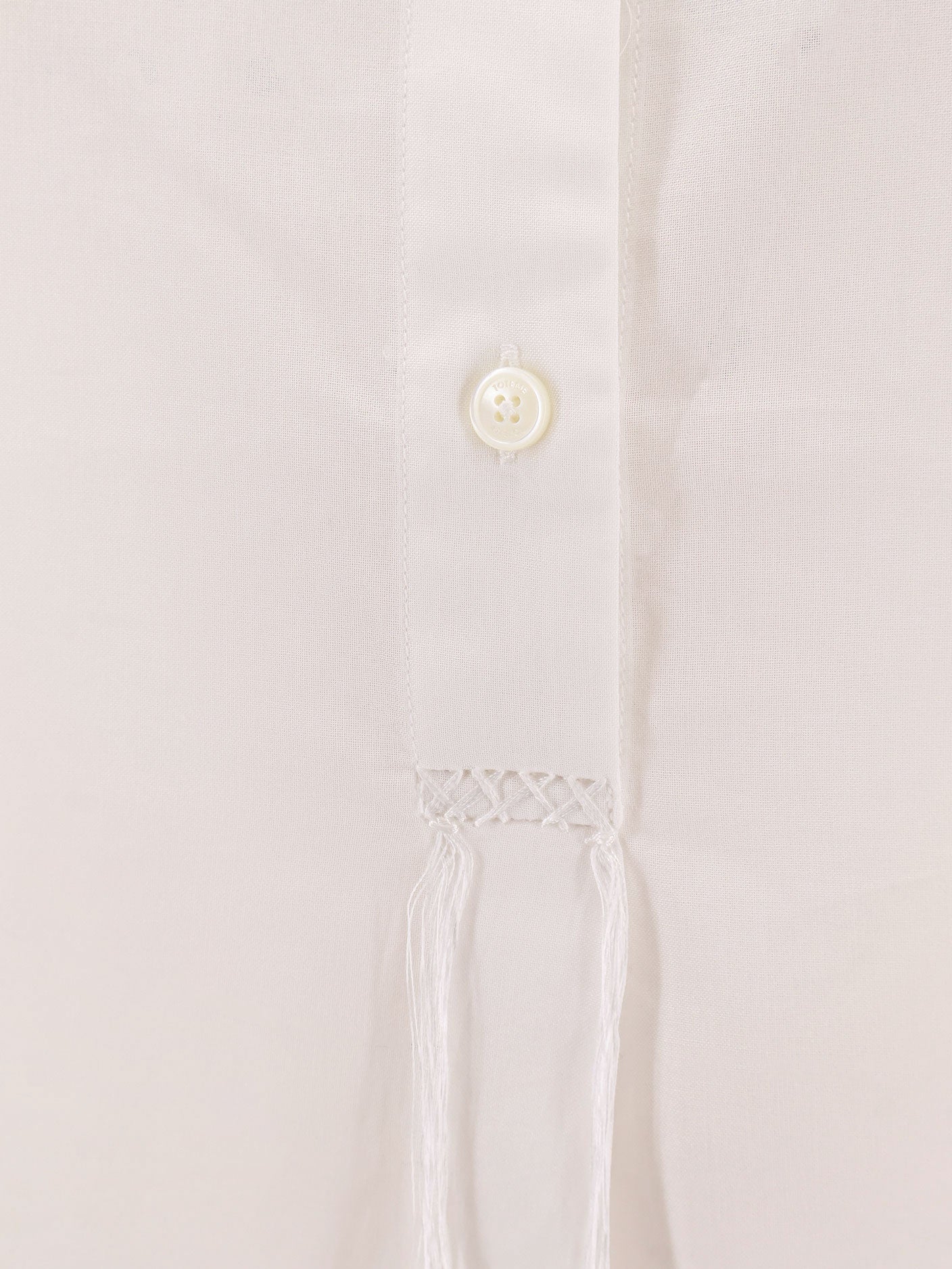 Toteme Women Stand Collar Organic Cotton Shirt TOTEME