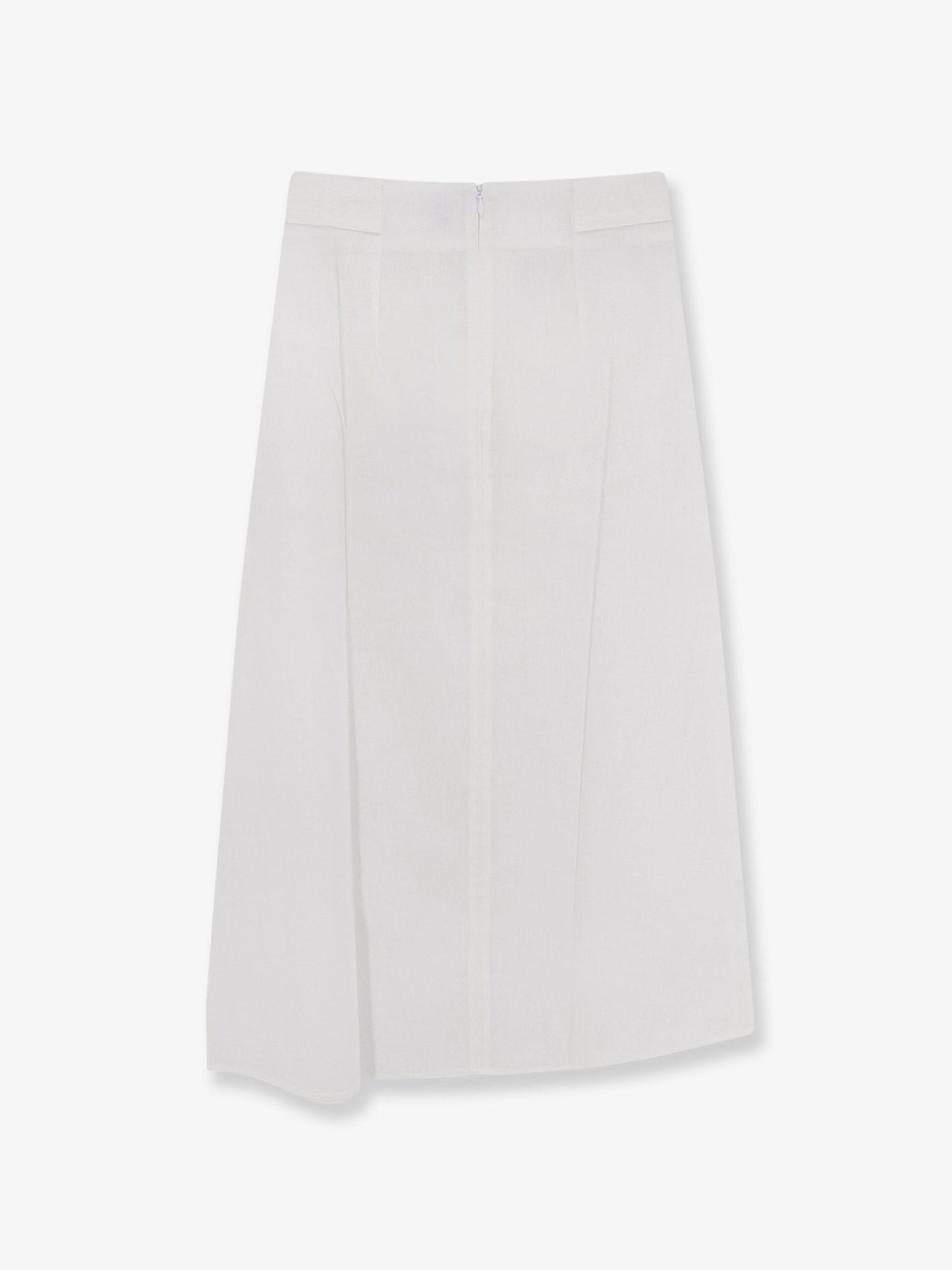 Toteme Women Tie-Waist Cotton And Linen Skirt TOTEME
