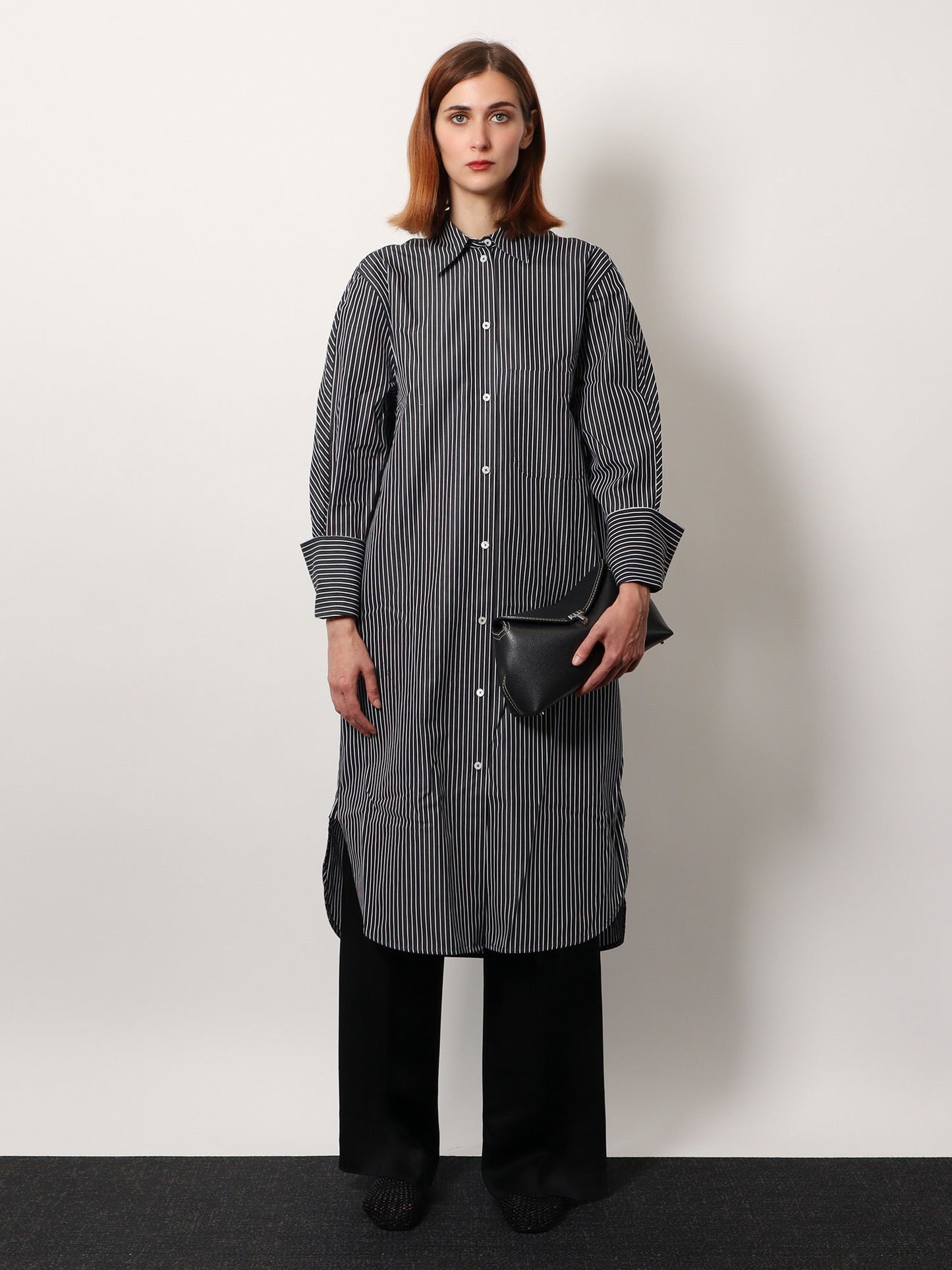 Toteme Women Striped Kimono-Sleeve Shirtdress TOTEME
