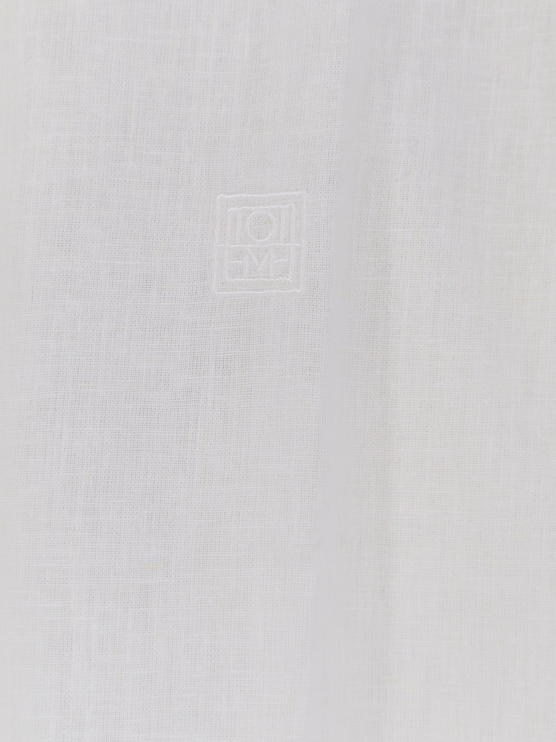 Toteme Women Oversized Summer Cotton And Linen Shirt TOTEME