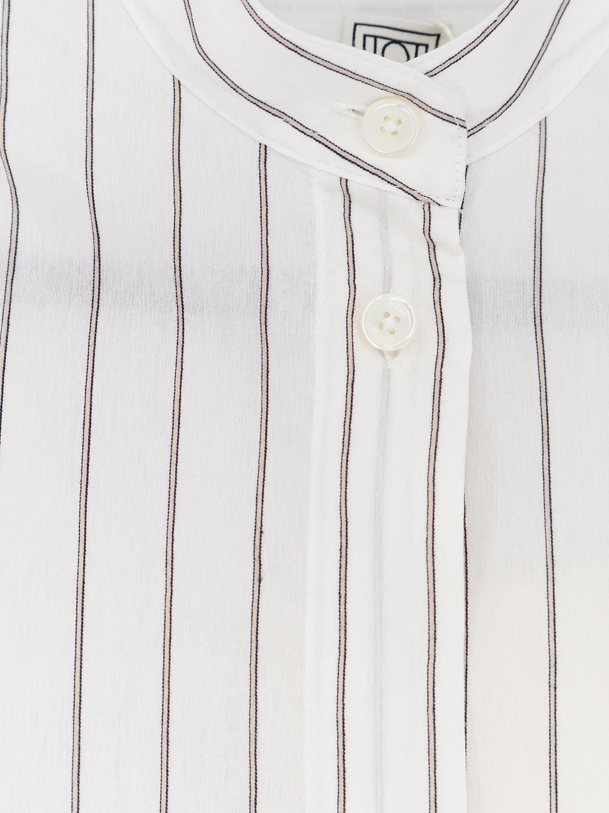 Toteme Women Striped Summer Viscose, Silk And Cotton Dress TOTEME