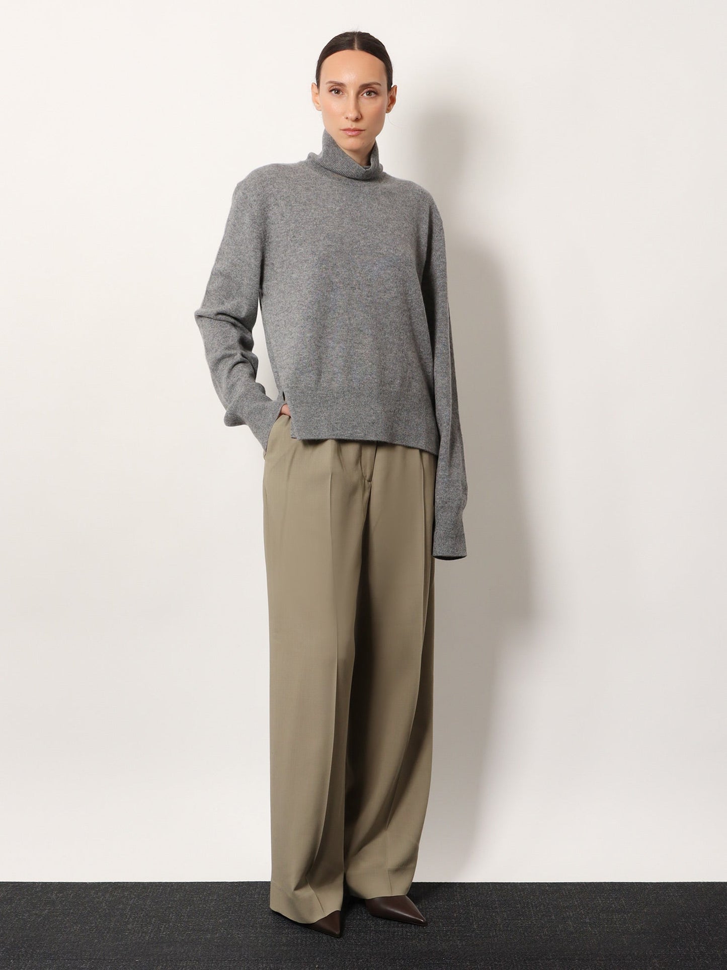 Toteme Women Viscose And Wool Trousers TOTEME