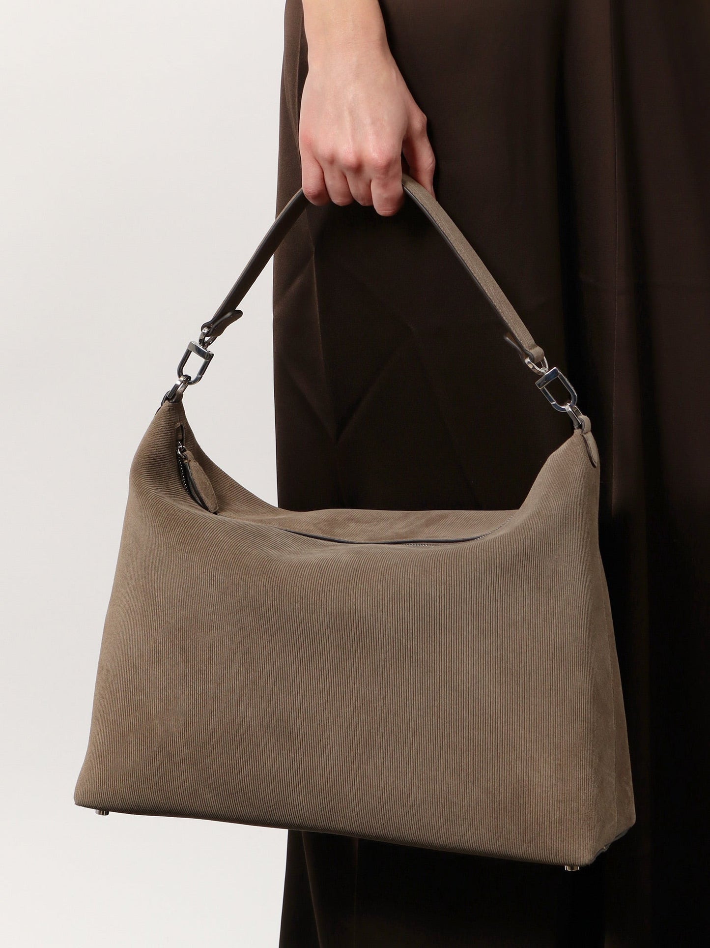 Toteme Women Bevel Corduroy Shoulder Bag TOTEME