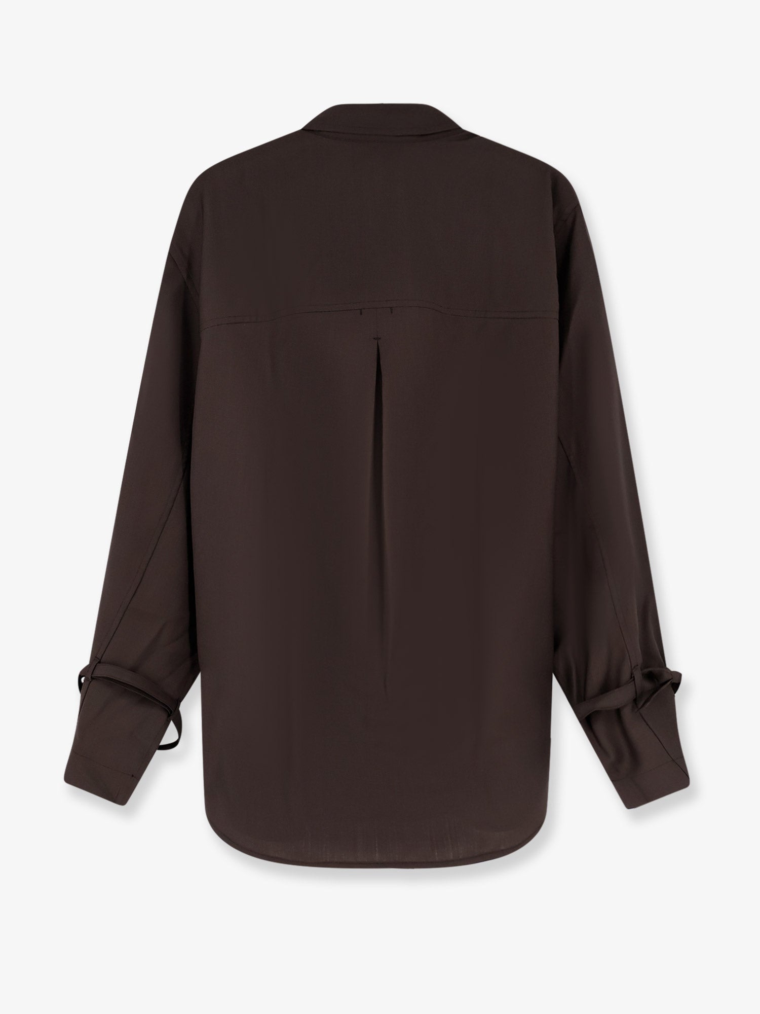 Toteme Women Tie-Cuff Wool Shirt TOTEME